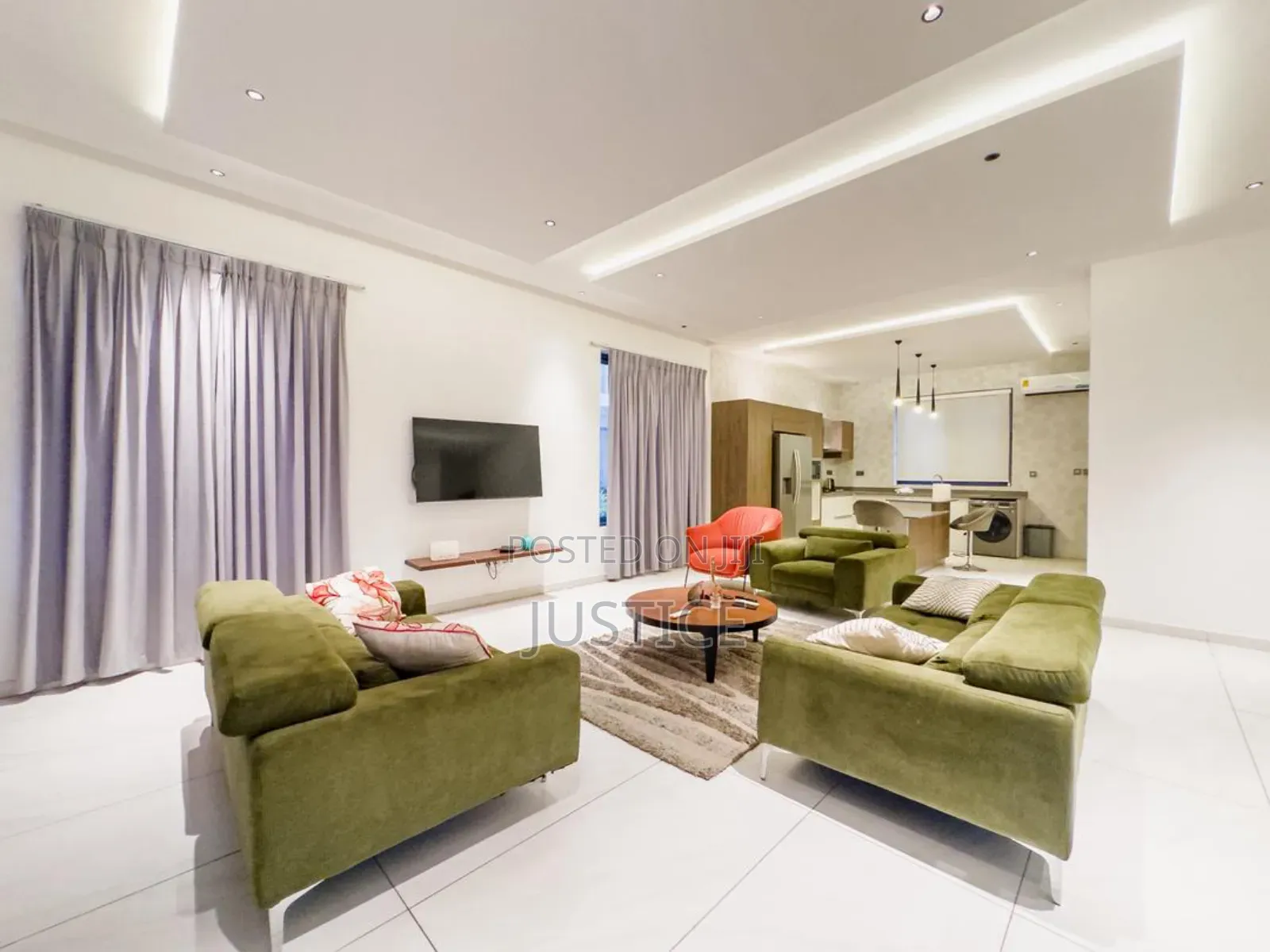 Furnished 3bdrm Townhouse / Terrace in Dzorwulu for rent