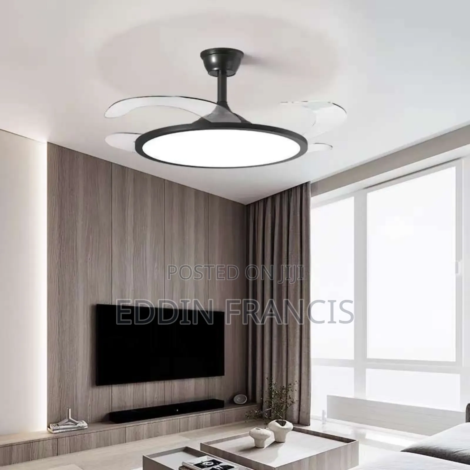 Modern Fan Light With Remote Control