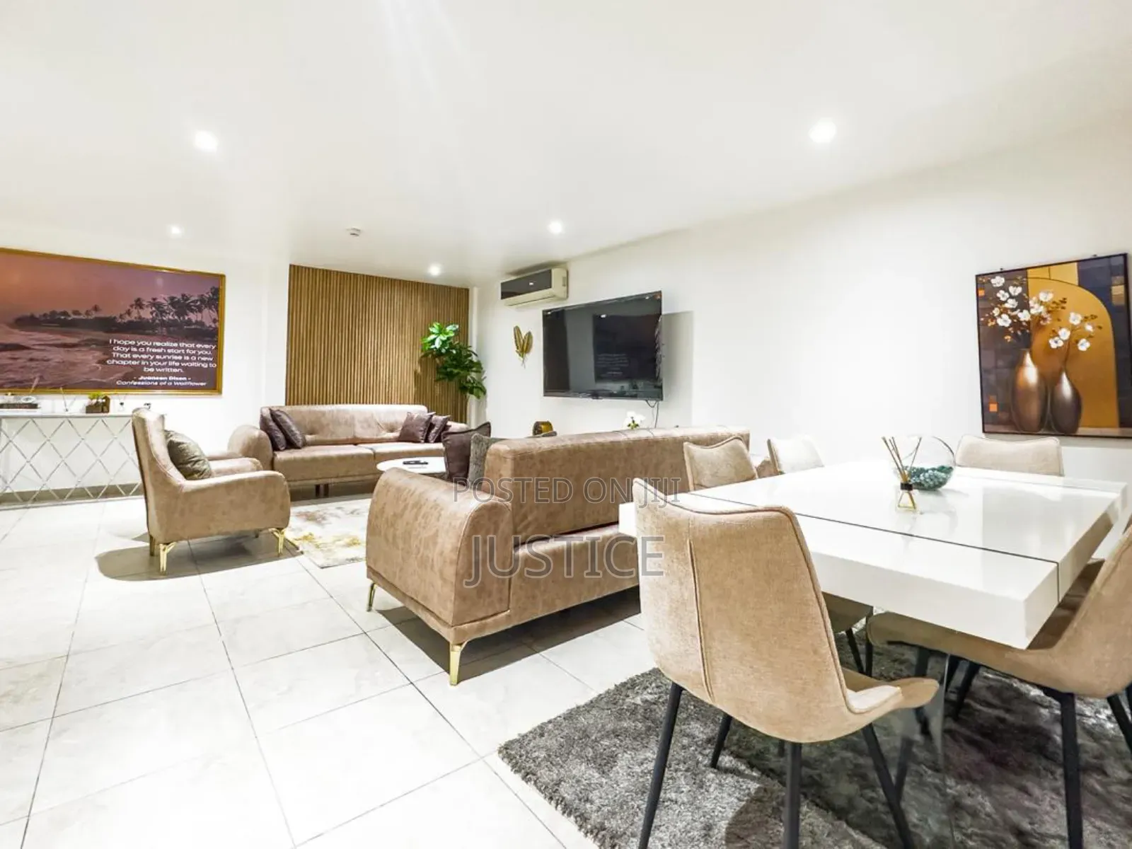 Furnished 3bdrm Apartment in Dzorwulu for rent