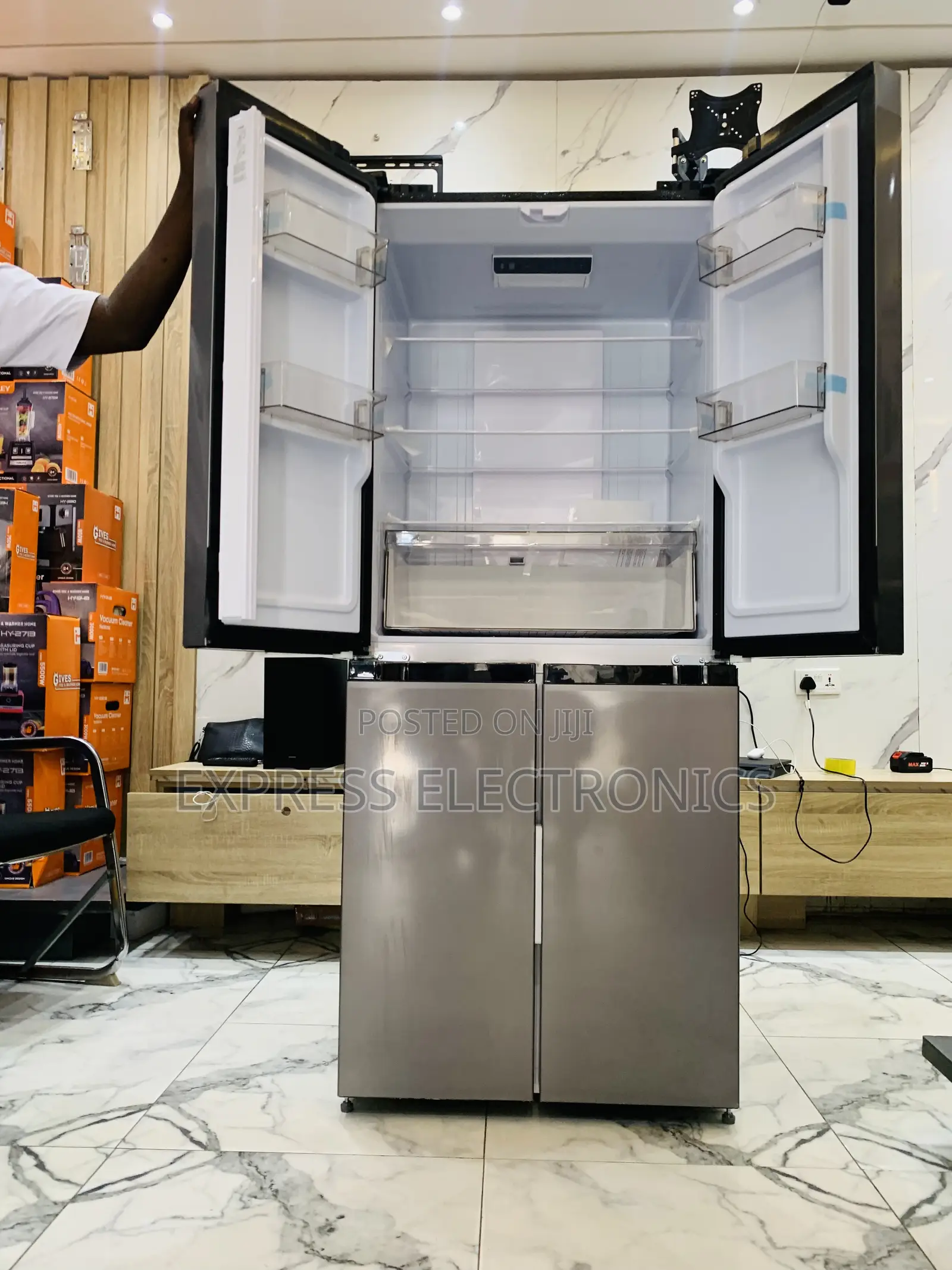 Ultra Modern Sleek Fridge Four Door Nasco Nasf2-400