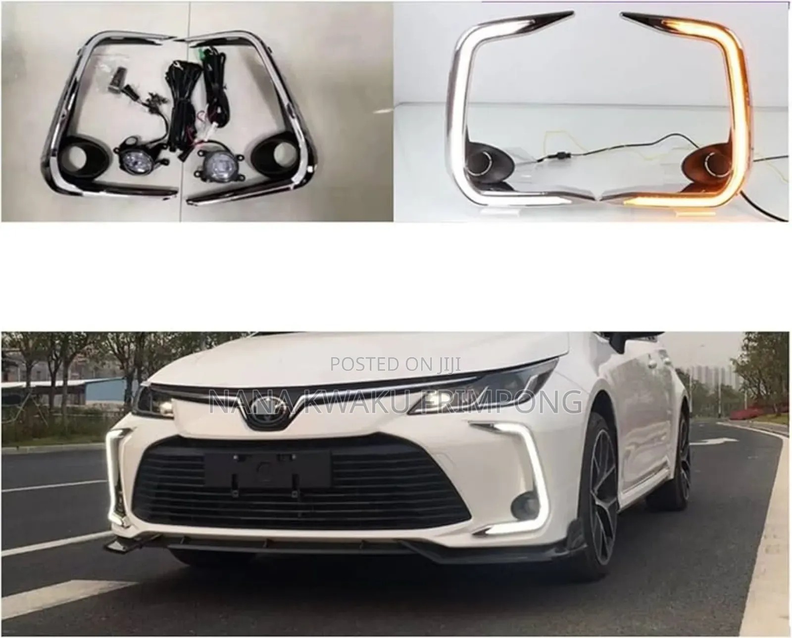 Toyota Corolla 2019 To 2023 Led Foglight Covers Available