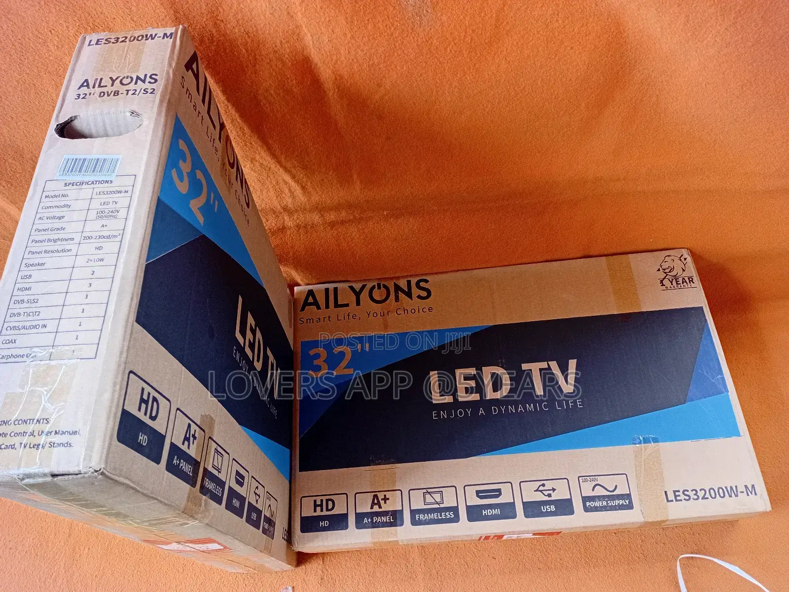 Ailyons 32" Led Tv –32 Ailyons Great for Living Room or Bedroom