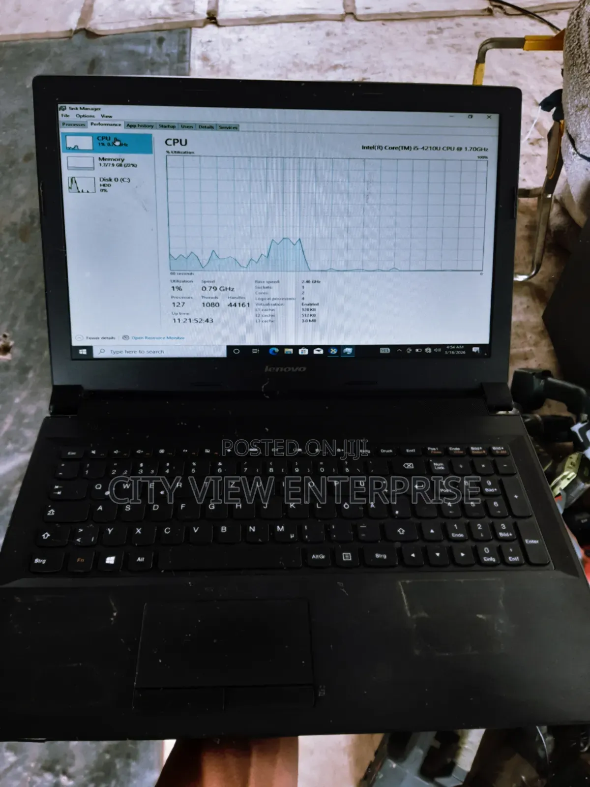 Laptop Lenovo 8GB Intel Core i5 HDD 500GB