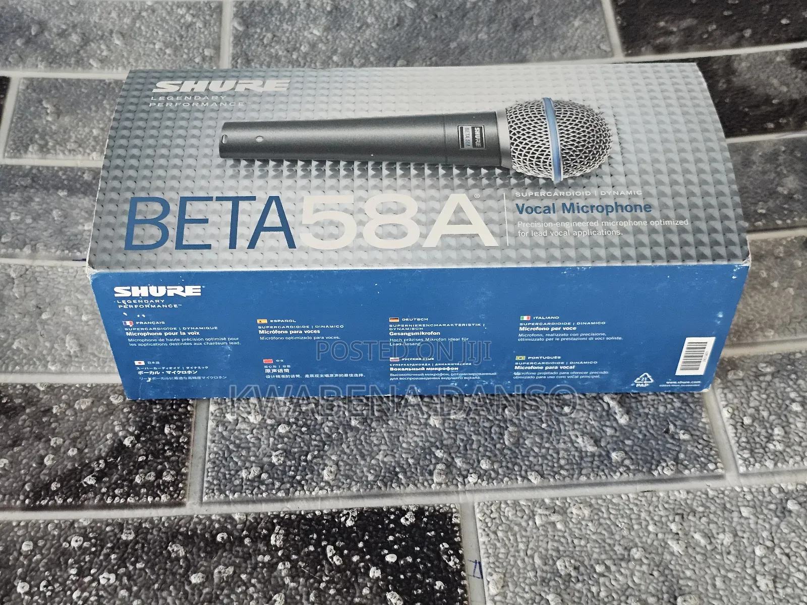 Shure Beta 58a Cord Microphone