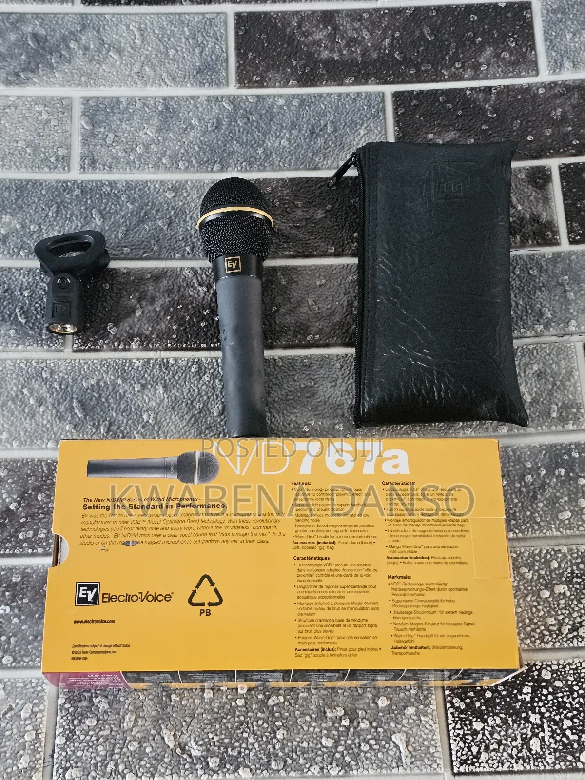 Ev N/D767a Supercardioid Premium Vocal Microphone