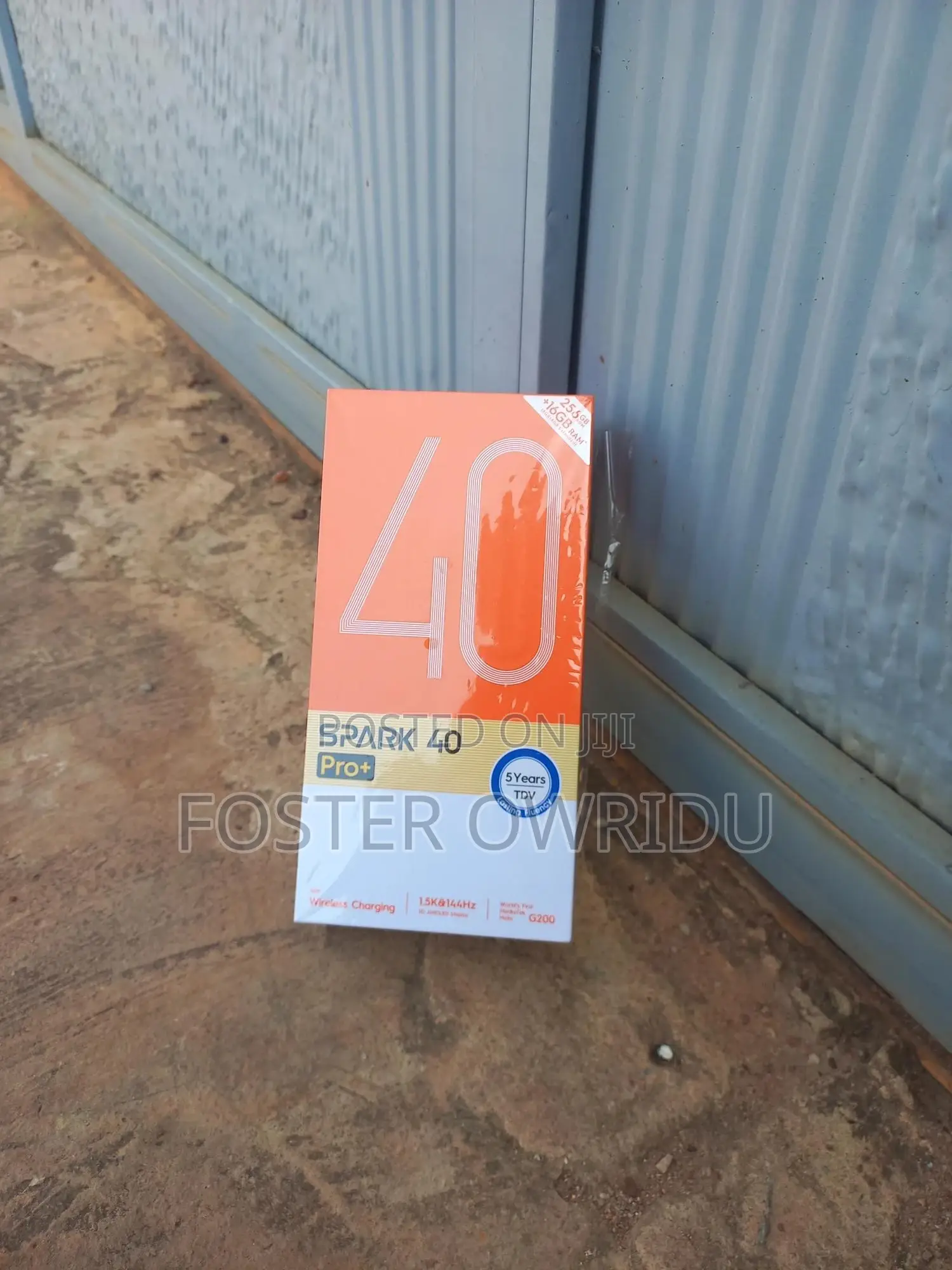New Tecno Spark 40 Pro+ 256 GB Black