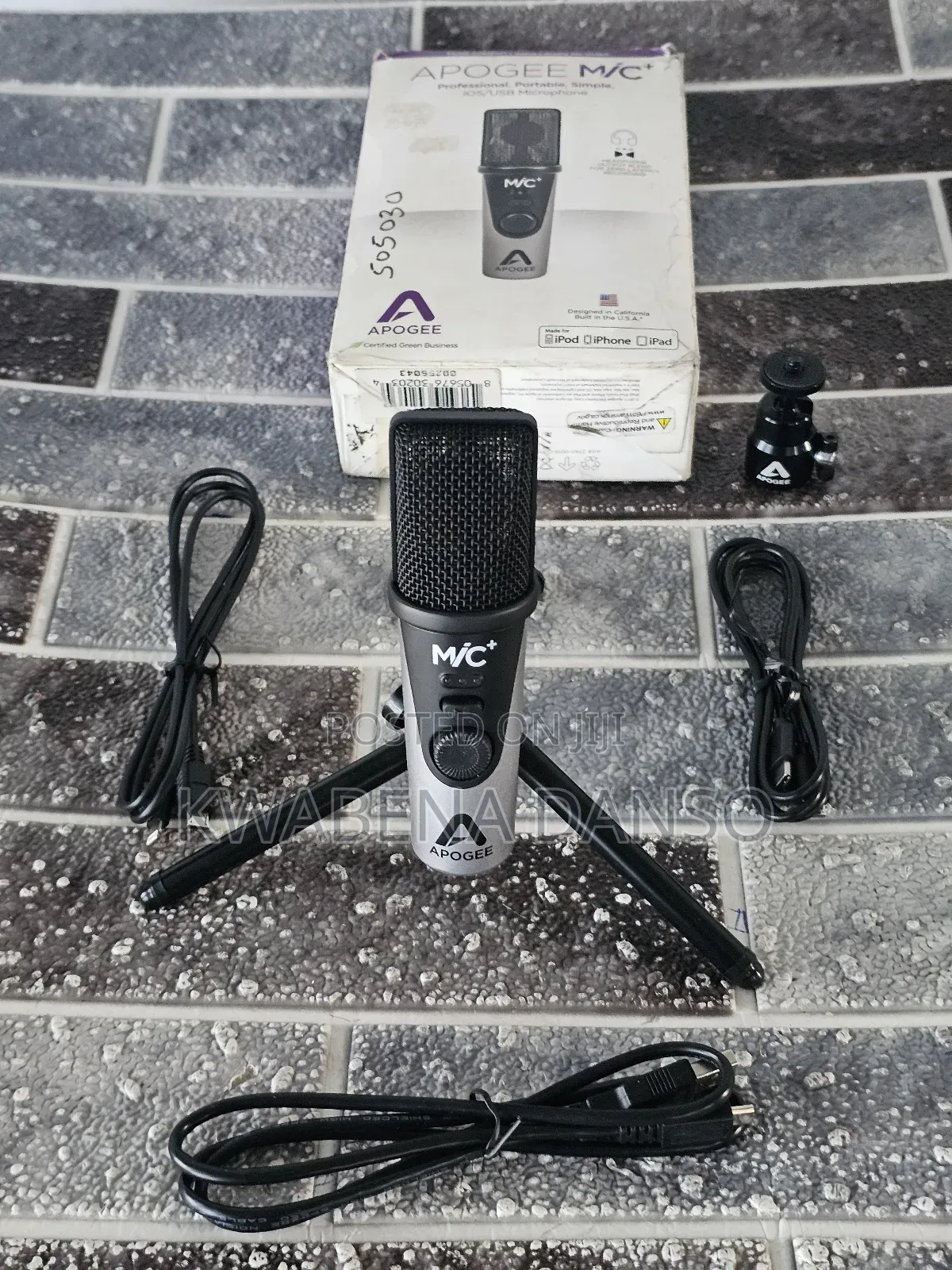 Apogee Mic+ Professional Portable Simple Ios/Usb Microphone