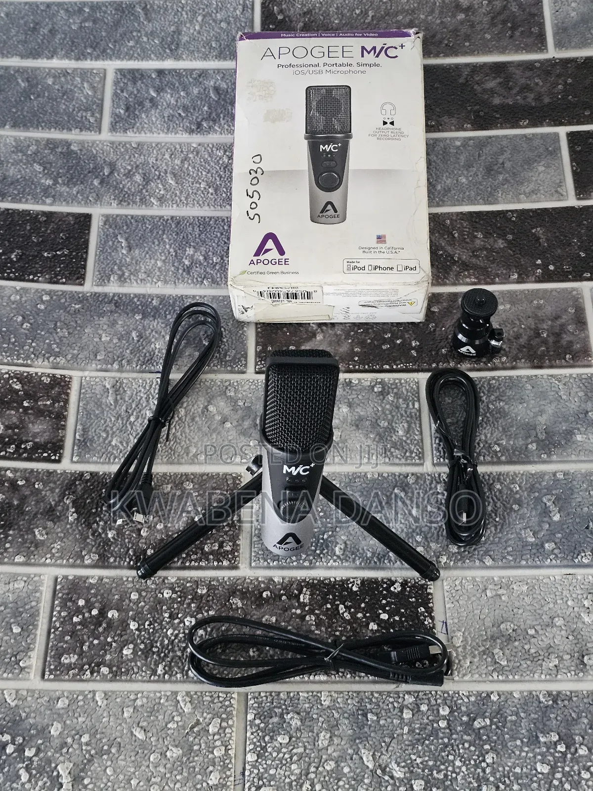 Apogee Mic+ Professional Portable Simple Ios/Usb Microphone