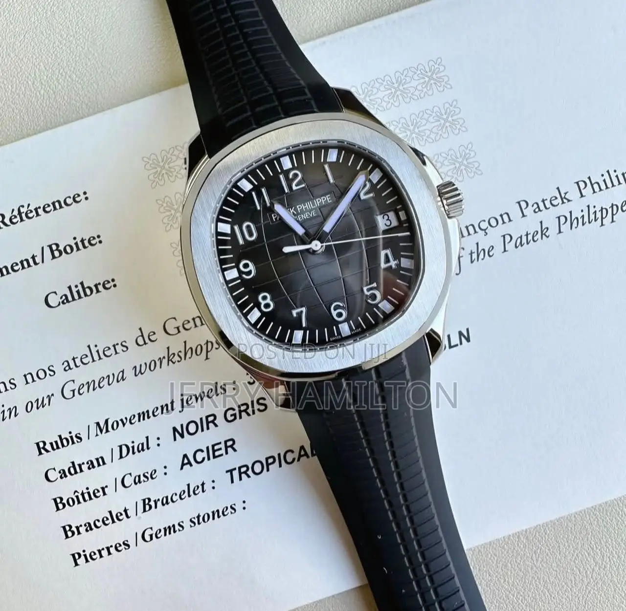 Patek Philippe Aquanaut Black