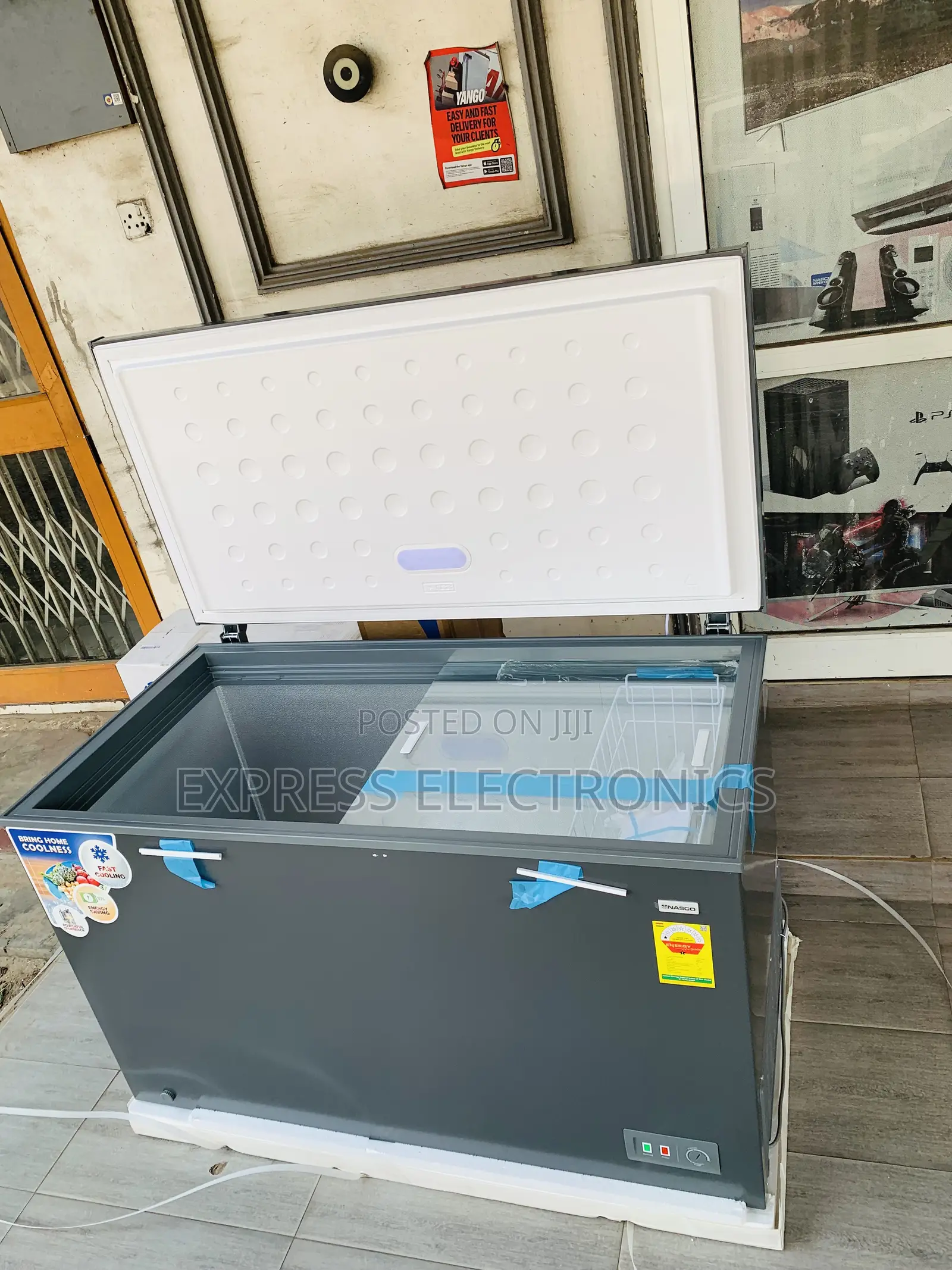 Eco Mode Function Chest Freezer Single Door Nasco 380l