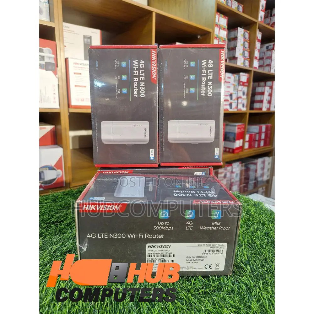 Hikvision Ds-3wr4g3n-O 4g Lte Wi-Fi Router 300mbps