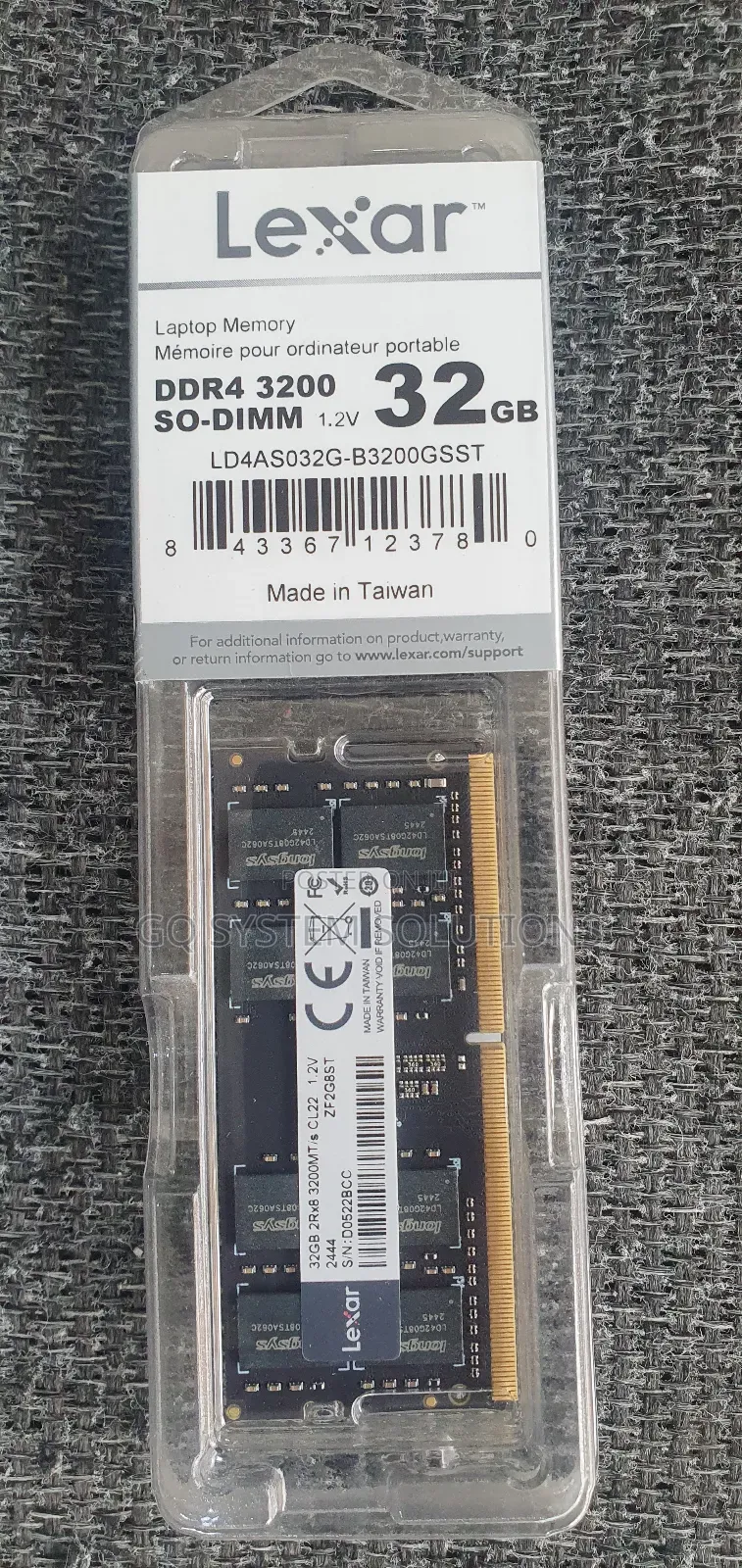 Lexar Ddr4 3200 So-Dimm 32 Gb Ram