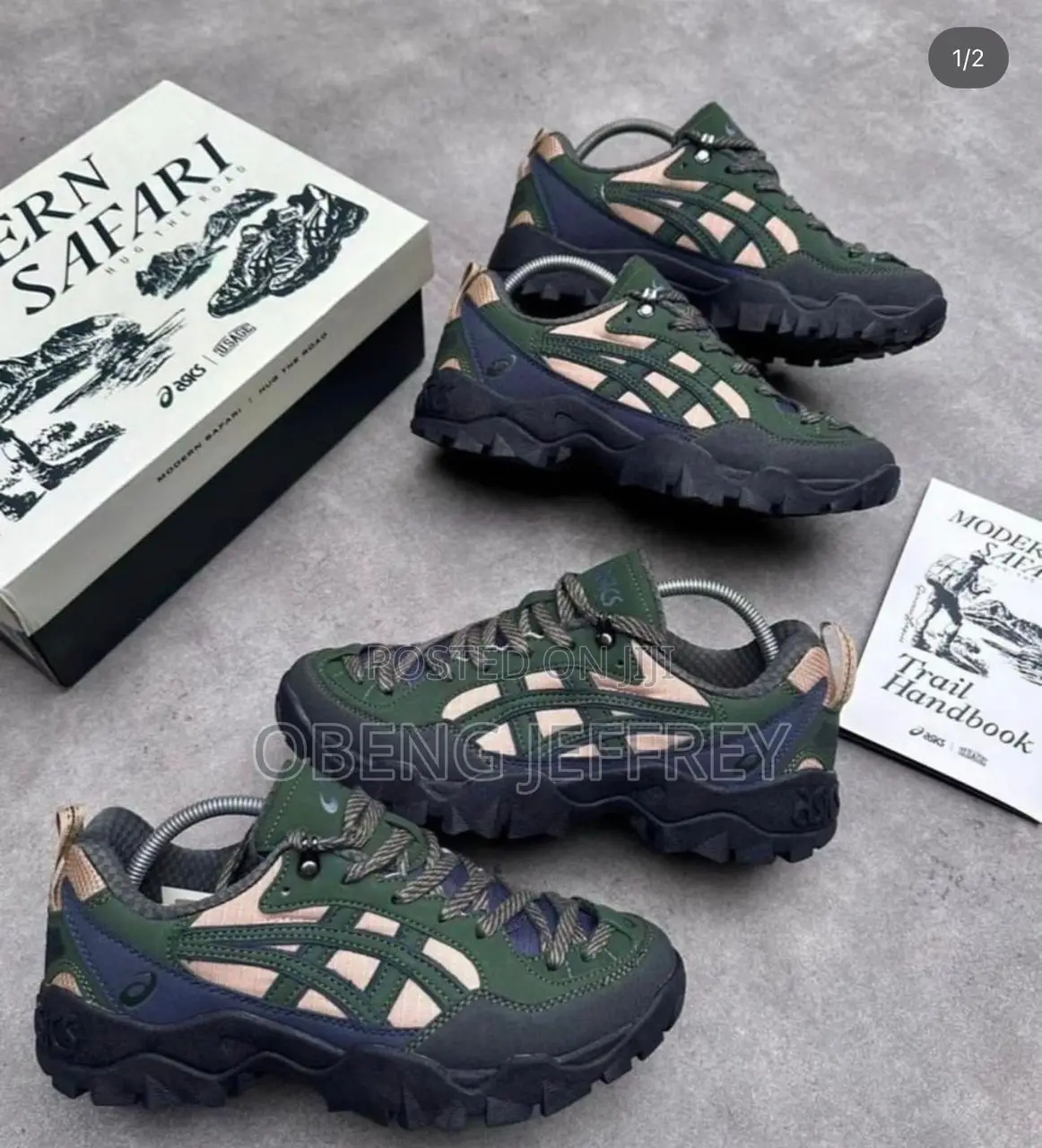 Original Asics Pickax Modern Safari Green
