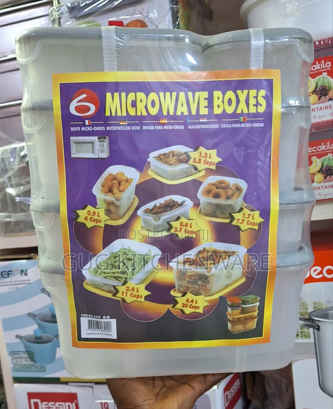 6pcs Microwaveable Bowls