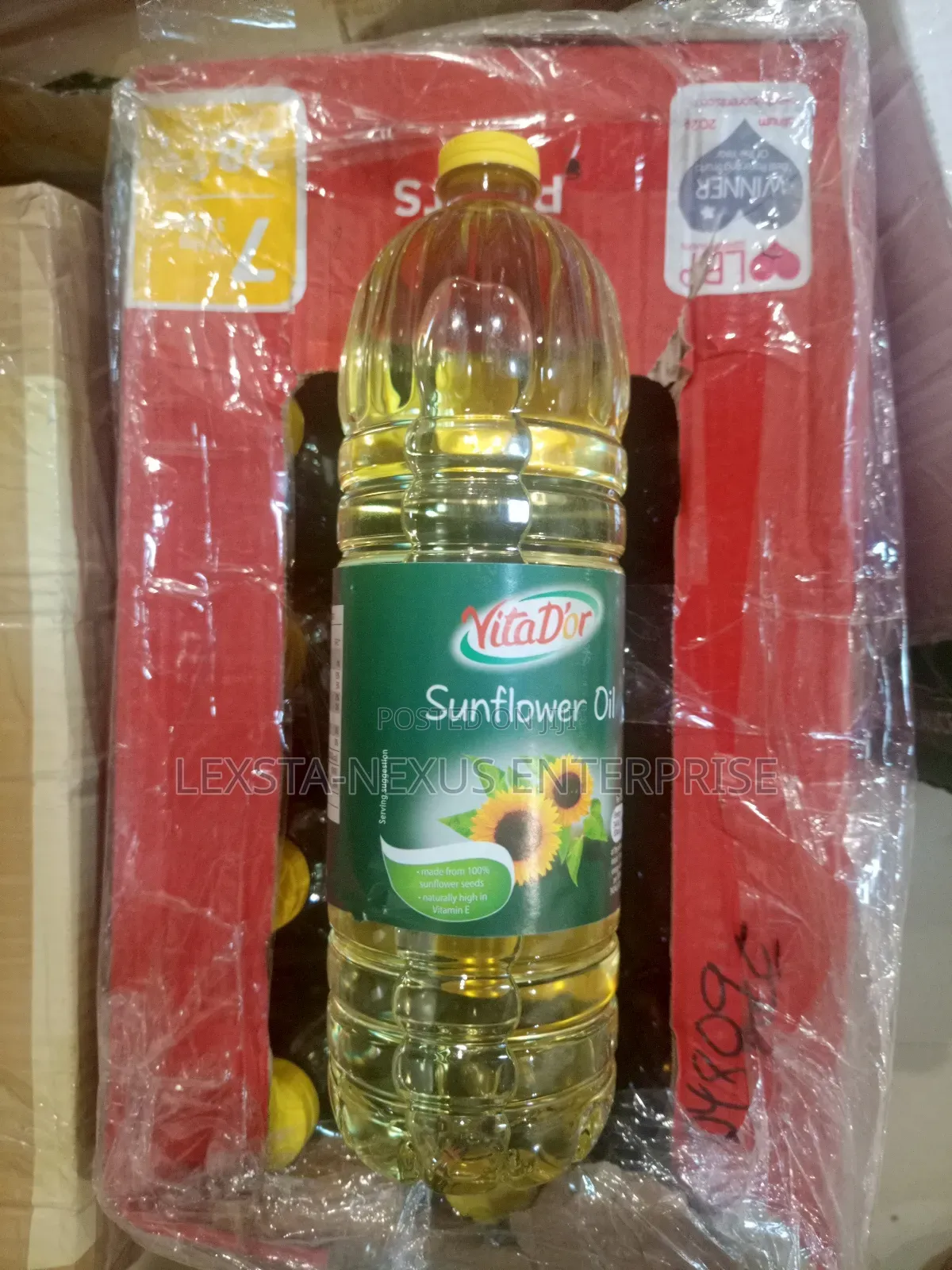 Uk 🇬🇧1l Vita D'or Sunflower Oil