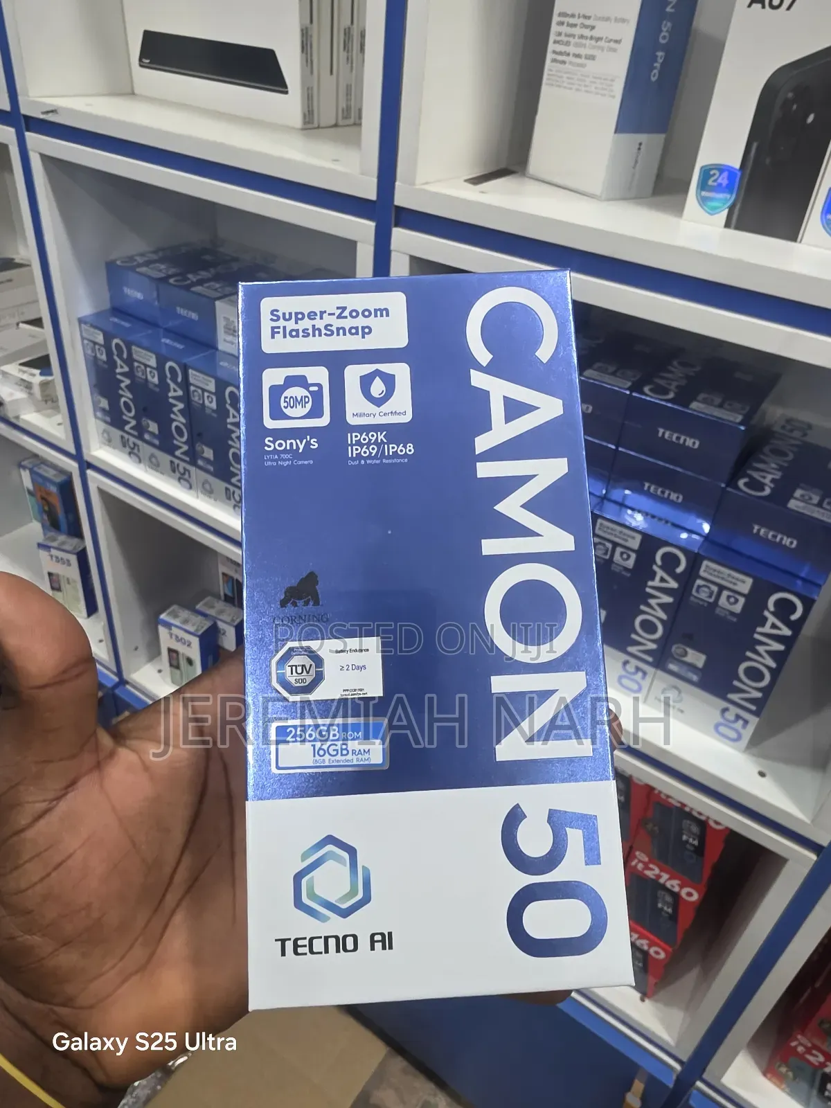 New Tecno Camon 50 256 GB Gray
