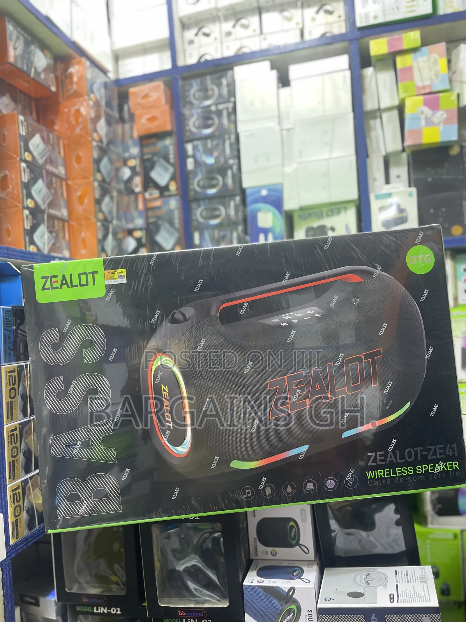 Zealot Portable Wireless Bass Speaker – Powerful Sound, Bold Design