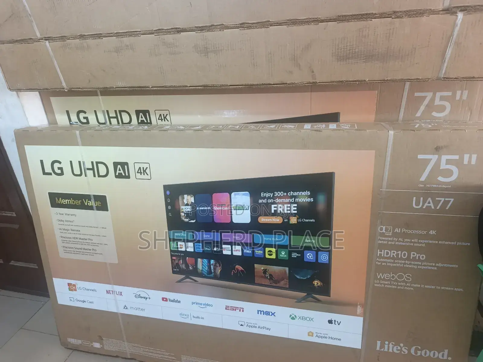 2025 Lg 75-Inch Uhd Ai Smart Tv United States