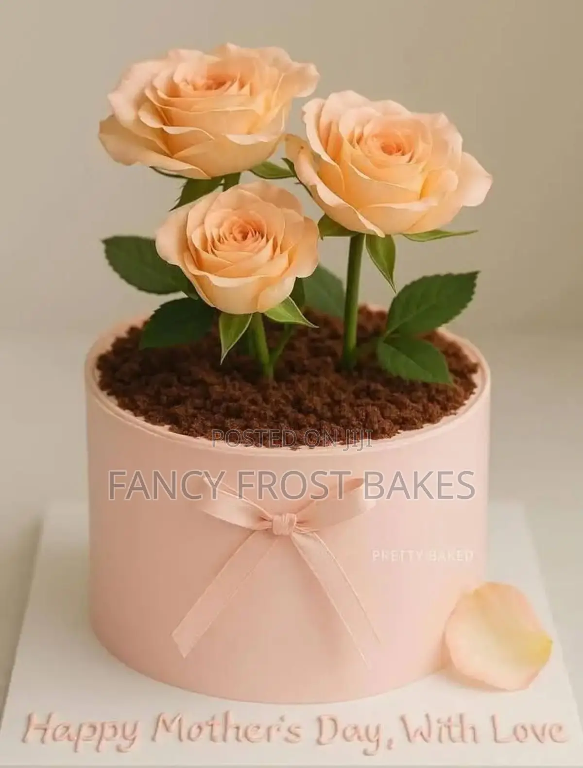 Flower Vase Birthday Cake