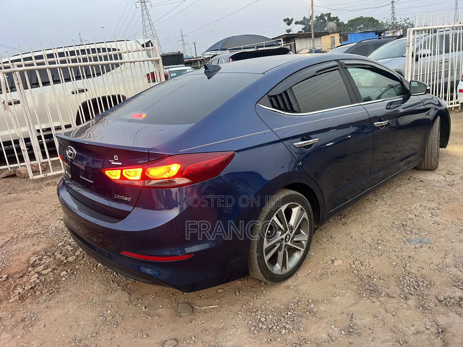 Hyundai Elantra Limited 2018 Blue