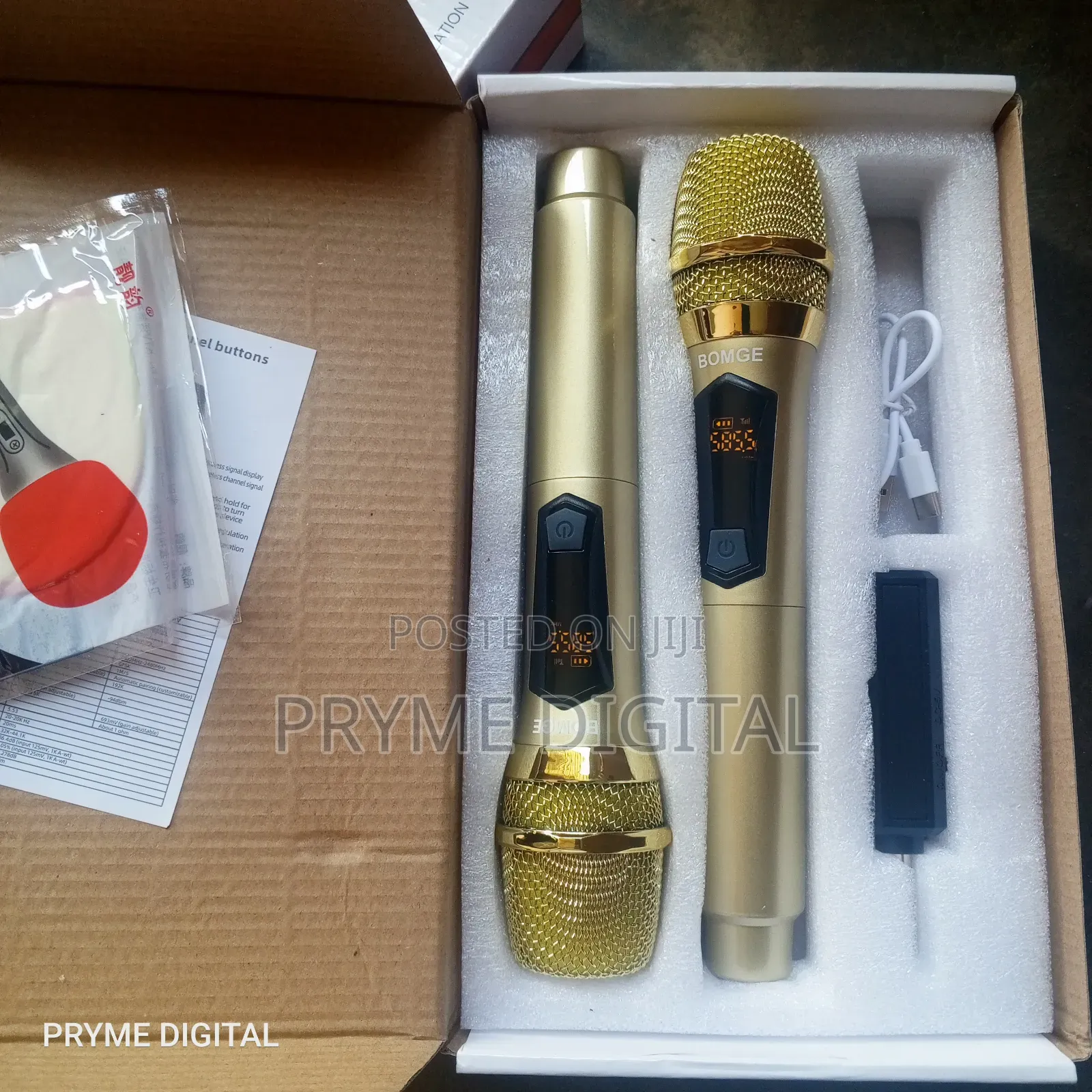 2 In 1 Dynamic Wireless Microphones