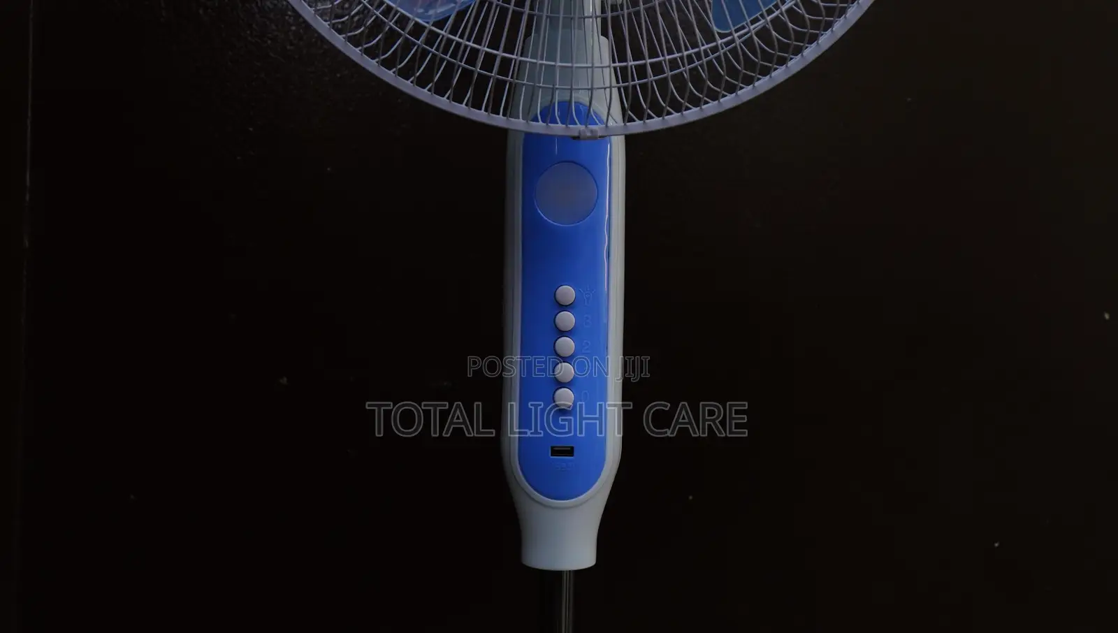 Rechargeable And Solar Standing Fan