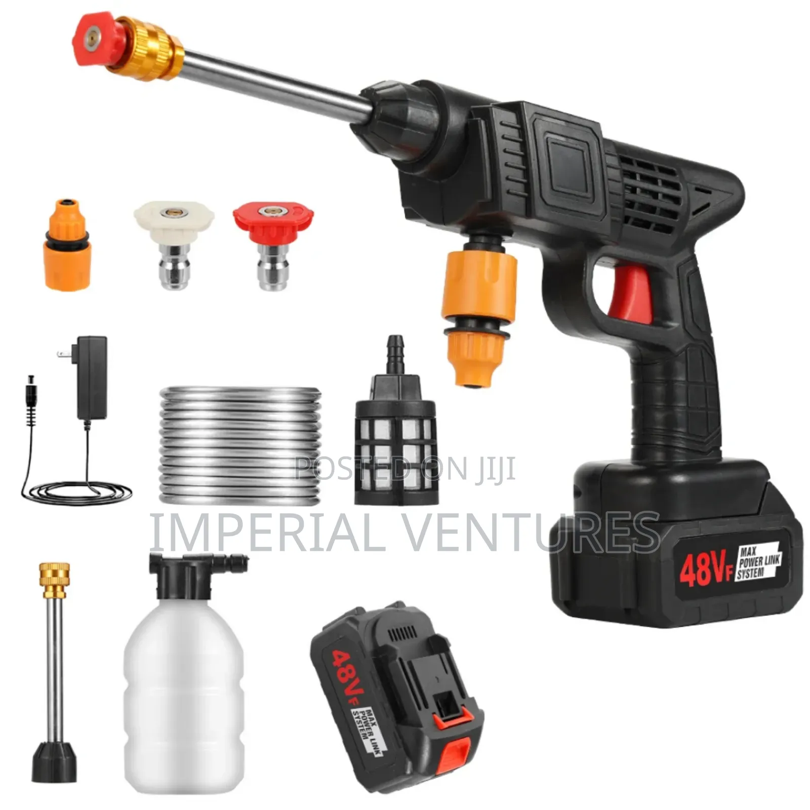 High Pressure Washer 2 Batteries