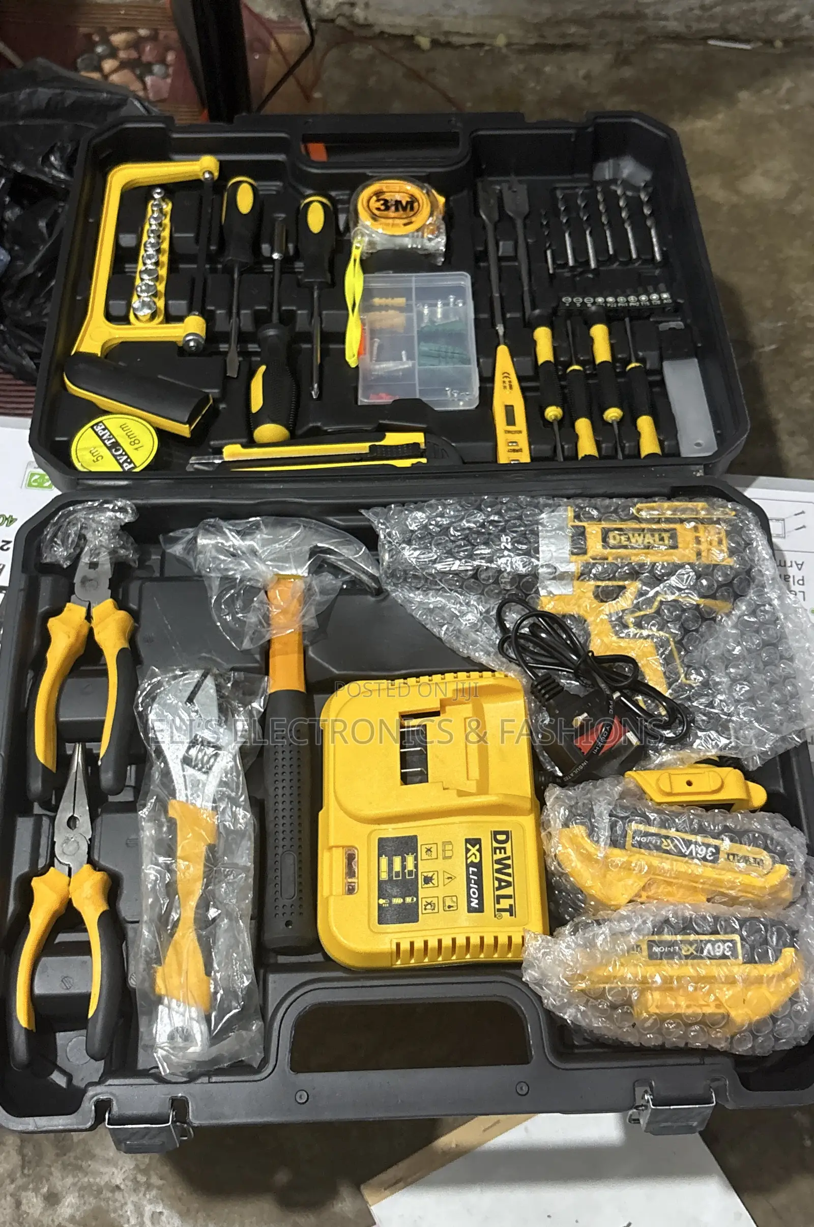 Original Dewalt Full Set Tools Box For All Electricians