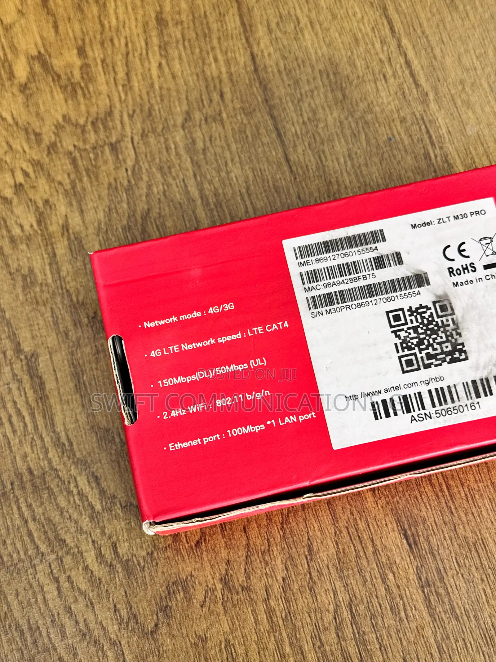 Universal 4g Mifi With Wlan Port Rj45