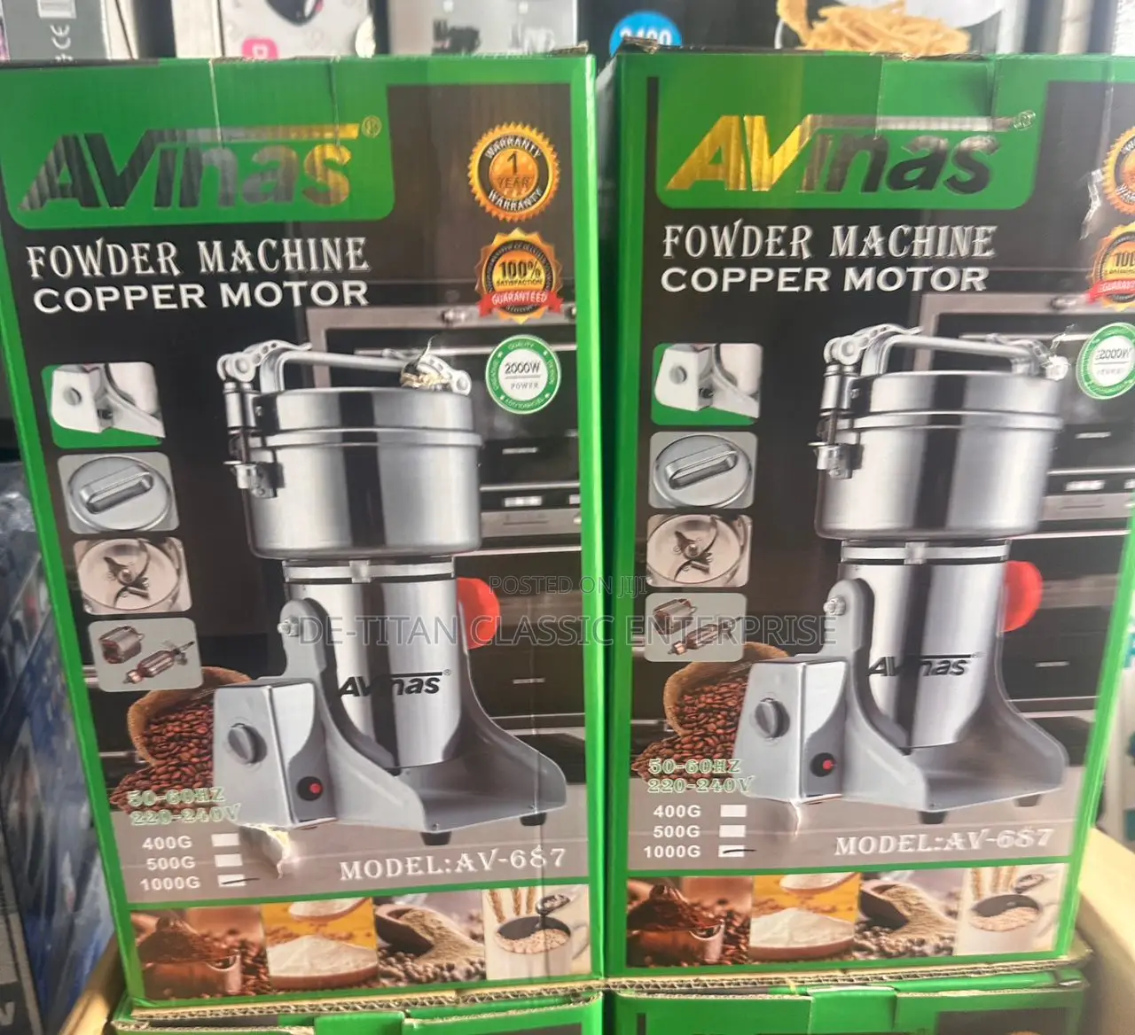 Quality Electric Multifunctional Grinder for Dry Items-1000g