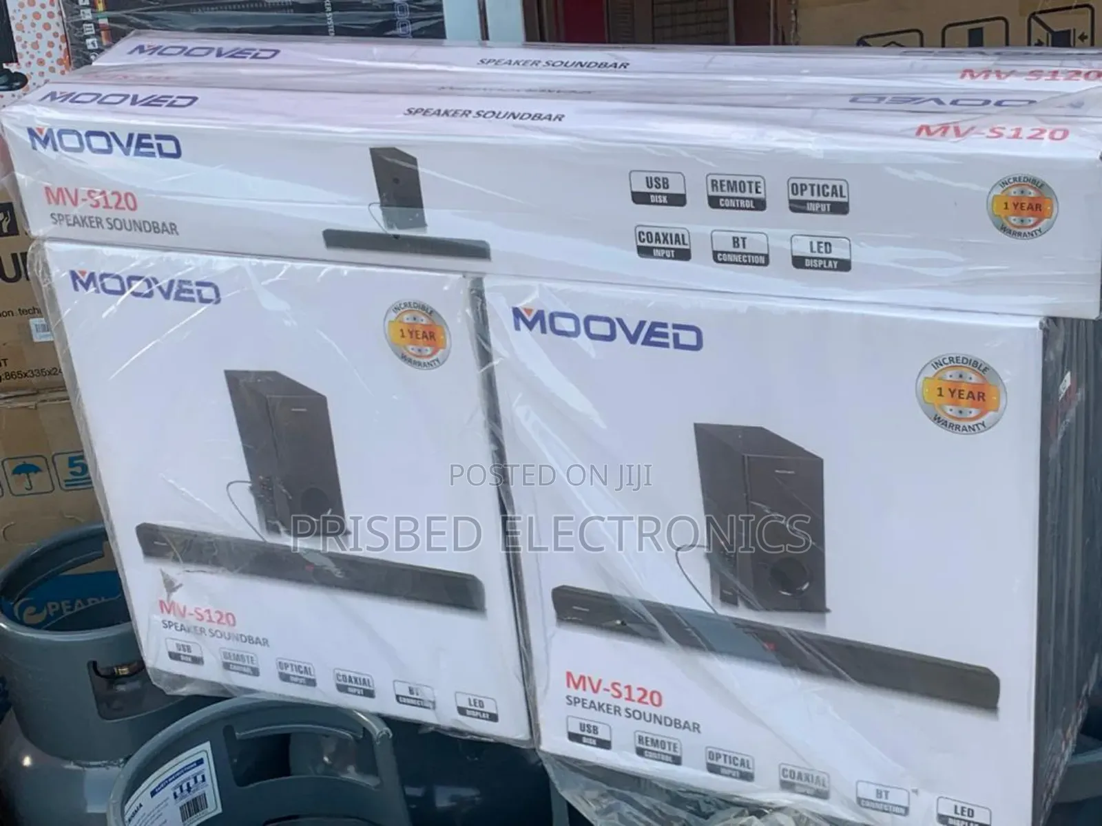 Mooved Durable Soundbar Speaker Mv- - S120