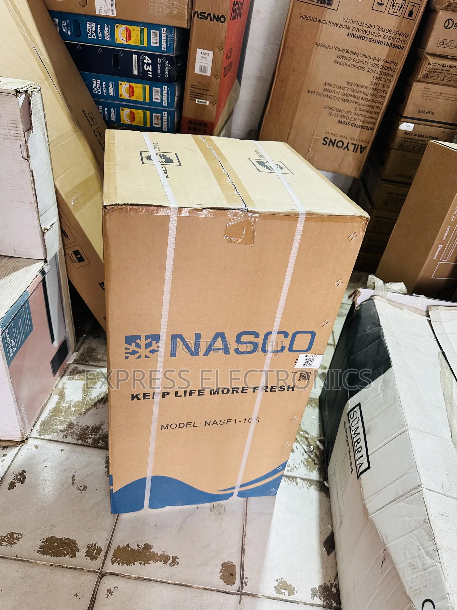 Grab the New Grey Table Top Fridge Double Door Nasco