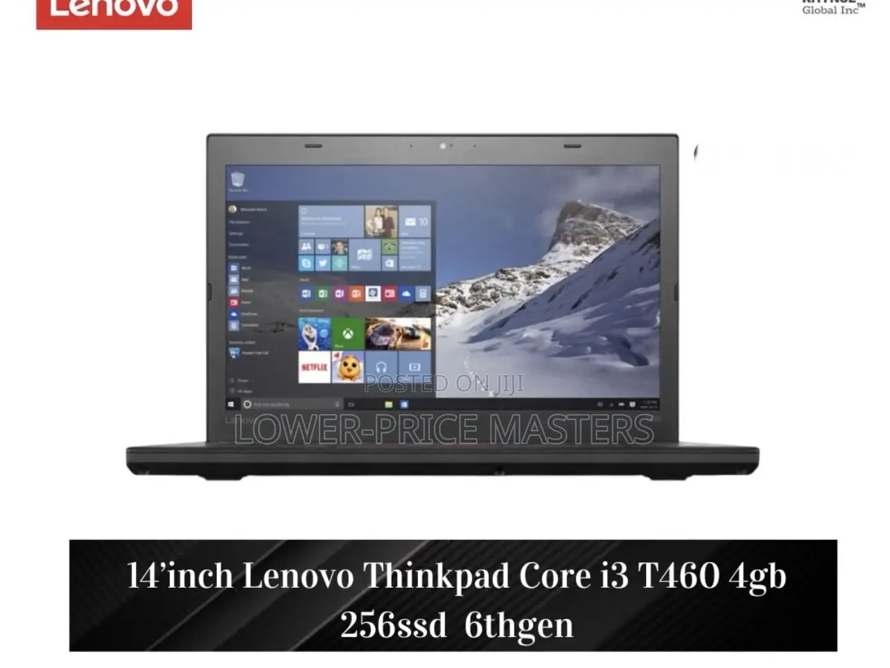New Laptop Lenovo ThinkPad T460 8GB Intel Core i3 SSD 256GB