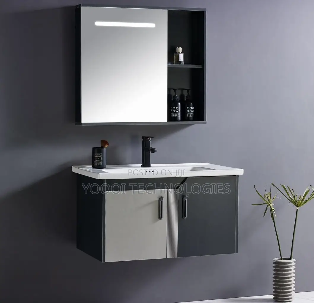 80cm Cabinet Basin With Touch Mirror