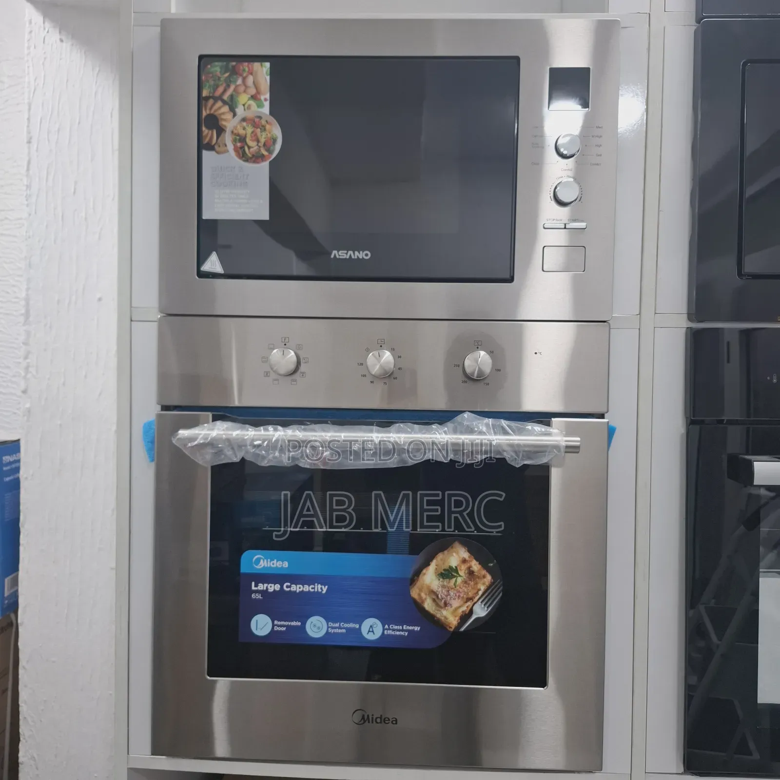 Oven and Microwave 60cm Stainless Steel Built in Integrated