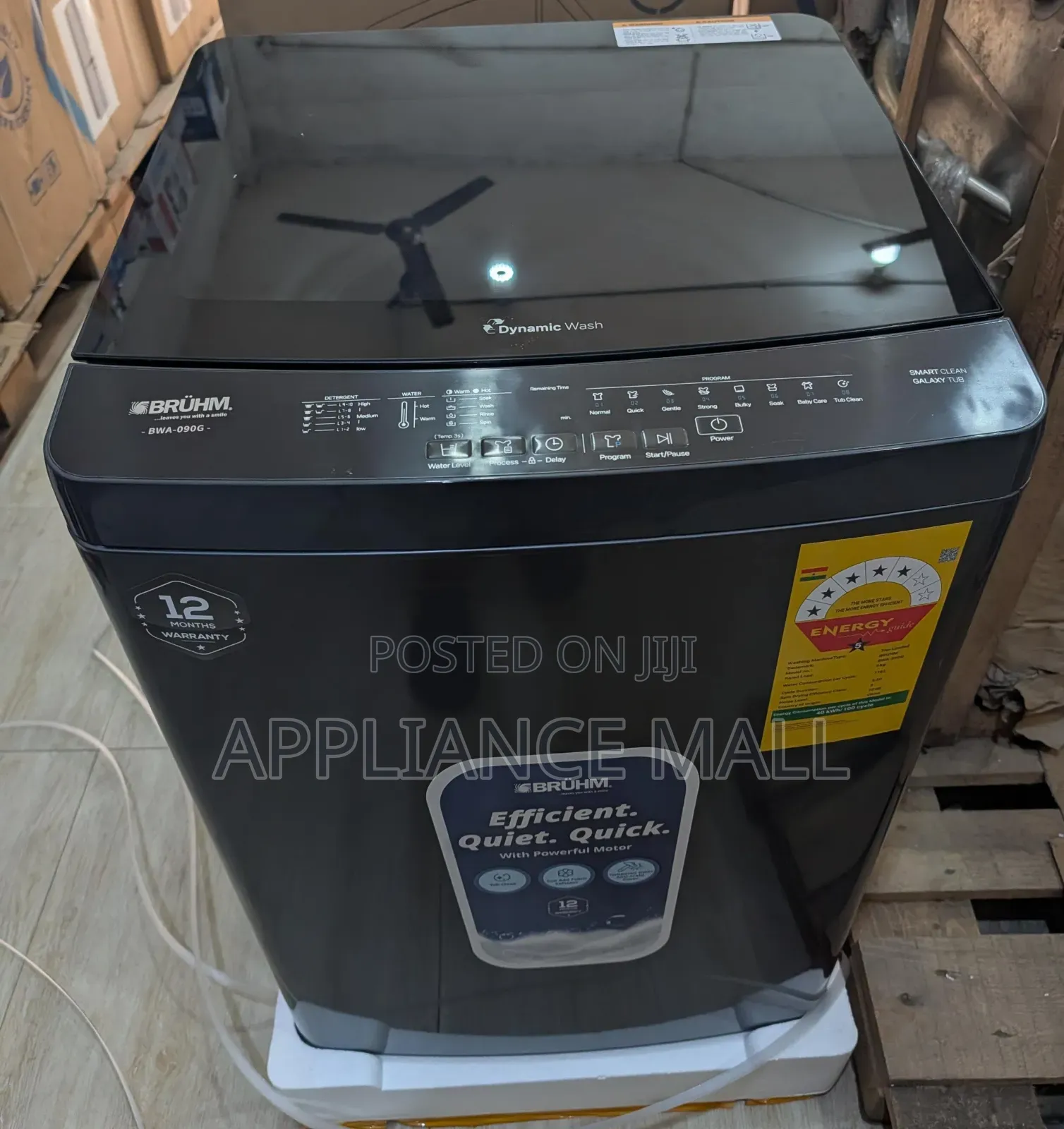 Bruhm Washing Machine Fully Automatic 9kg