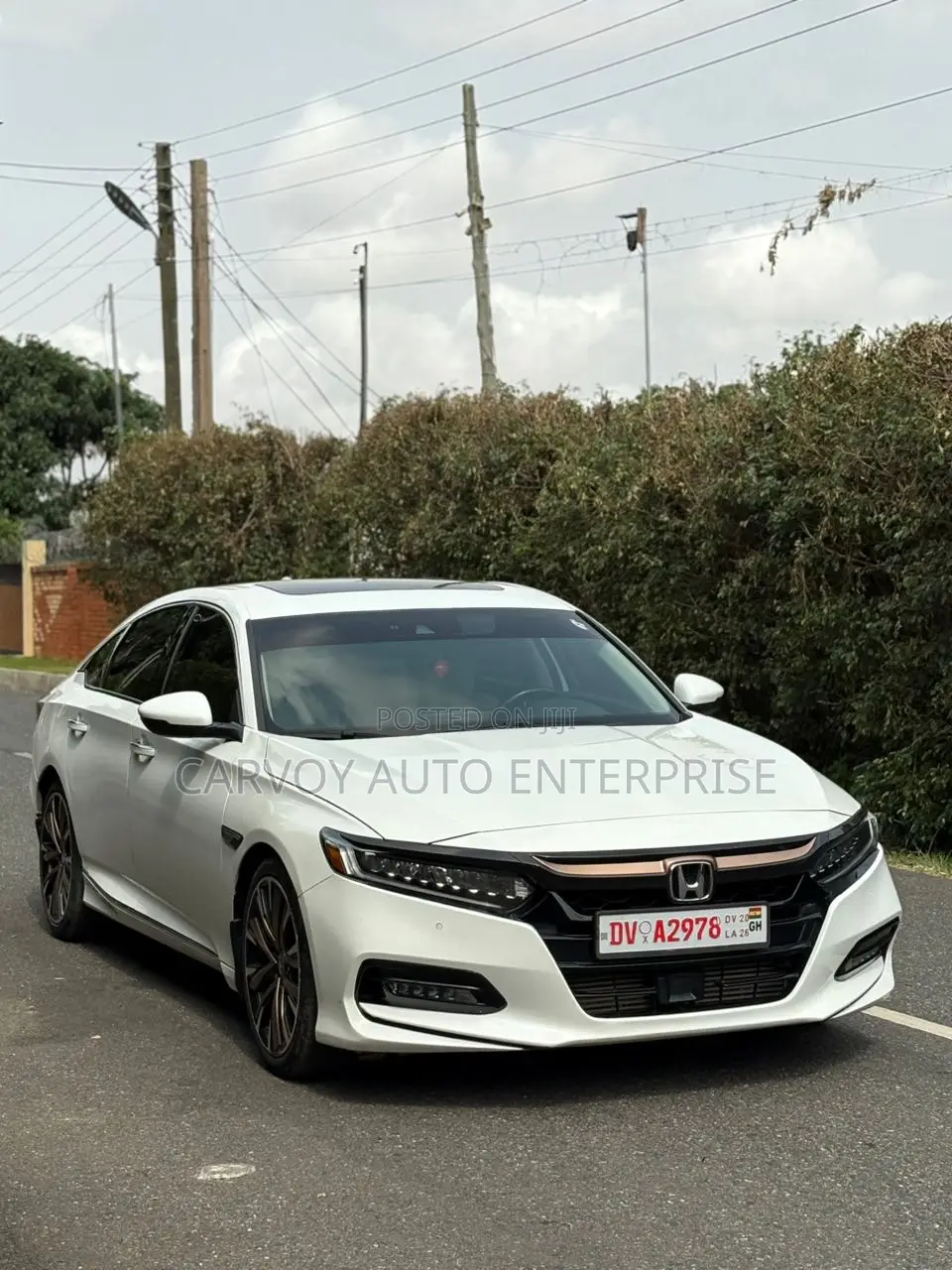 Honda Accord Sport (2.0L 4cyl Turbo 10A) 2019 White