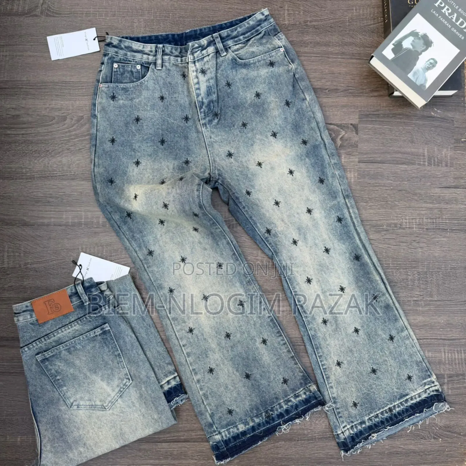 Traptar N Armani Vintage Baggy Jeans Available in Stock