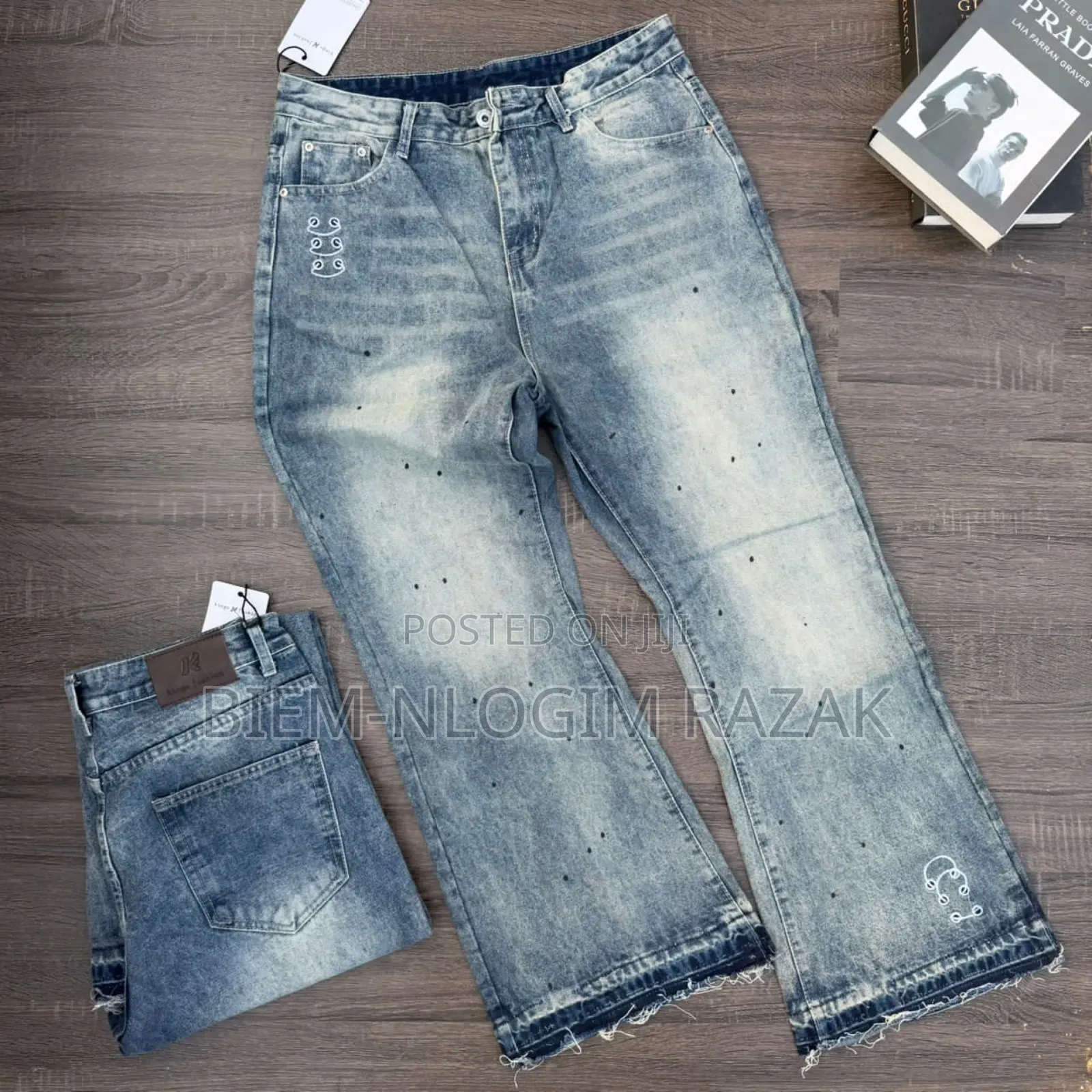 Traptar N Armani Vintage Baggy Jeans Available in Stock