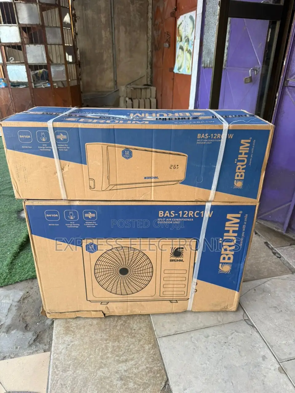 Brand New Bruhm 1.5hp Split R410 Gas Air Conditioning