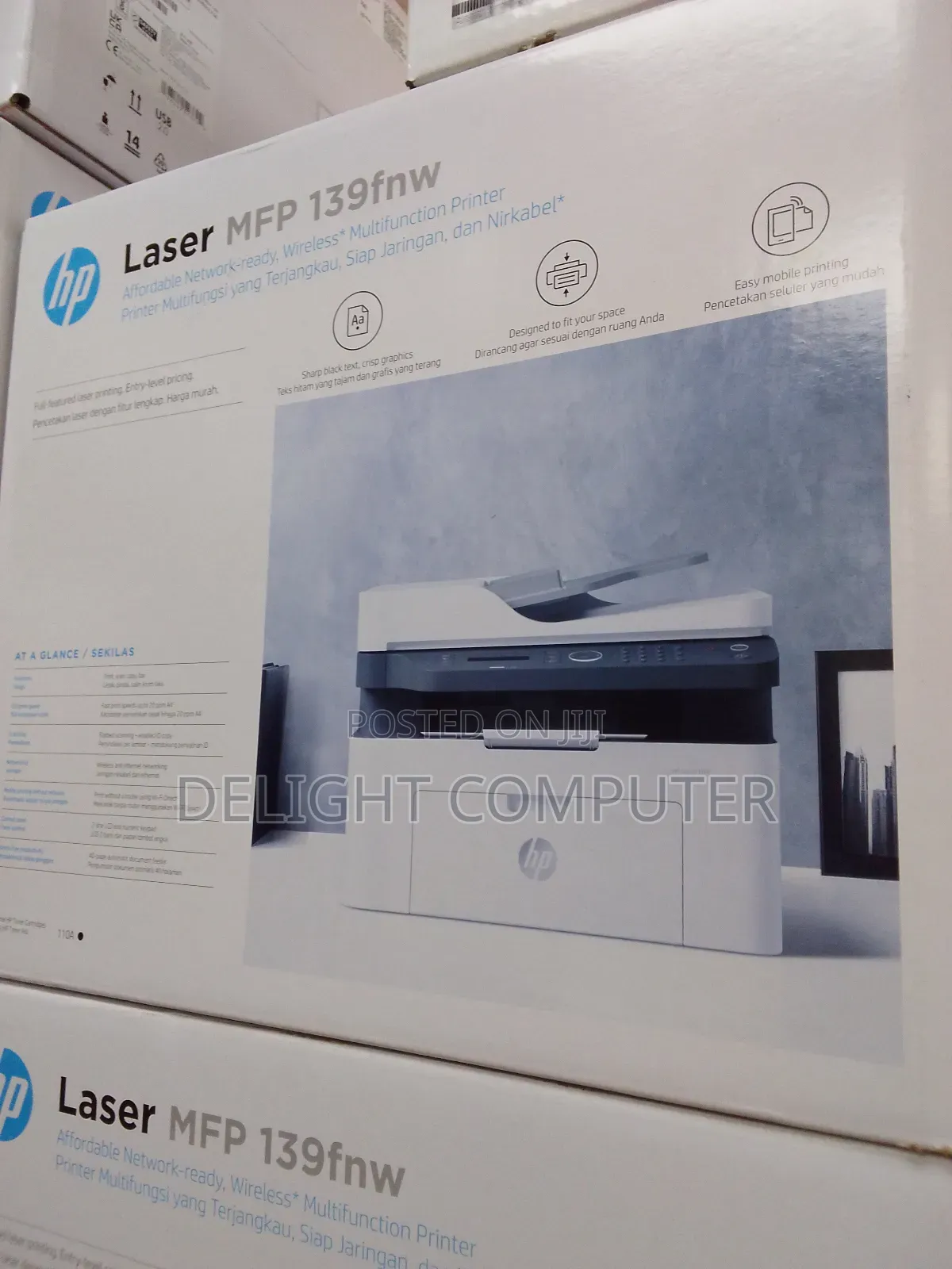 Hp Laserjet Mfp 139fnw Wireless Monochrome Laser Printer