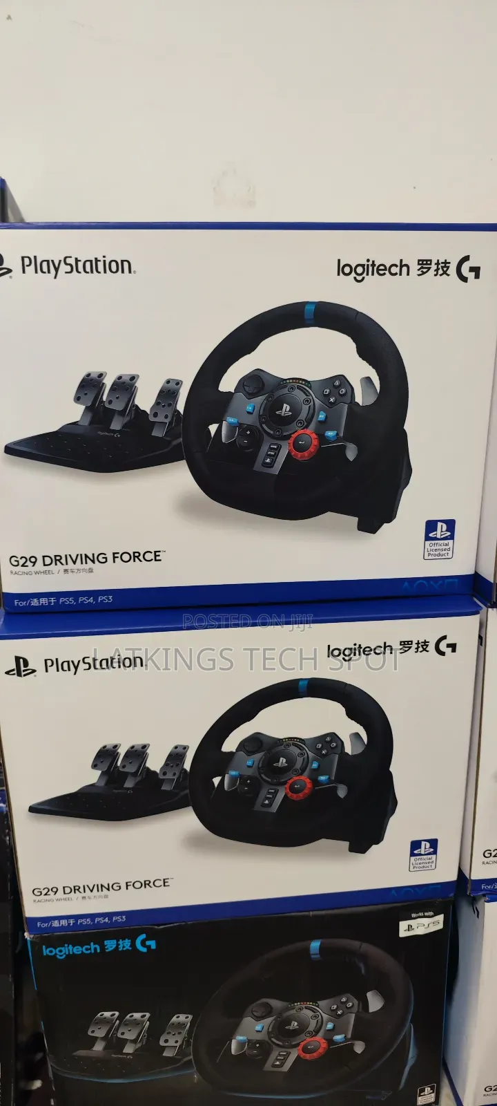 Logitech G29 Racing Wheel Ps5/Ps4/PC