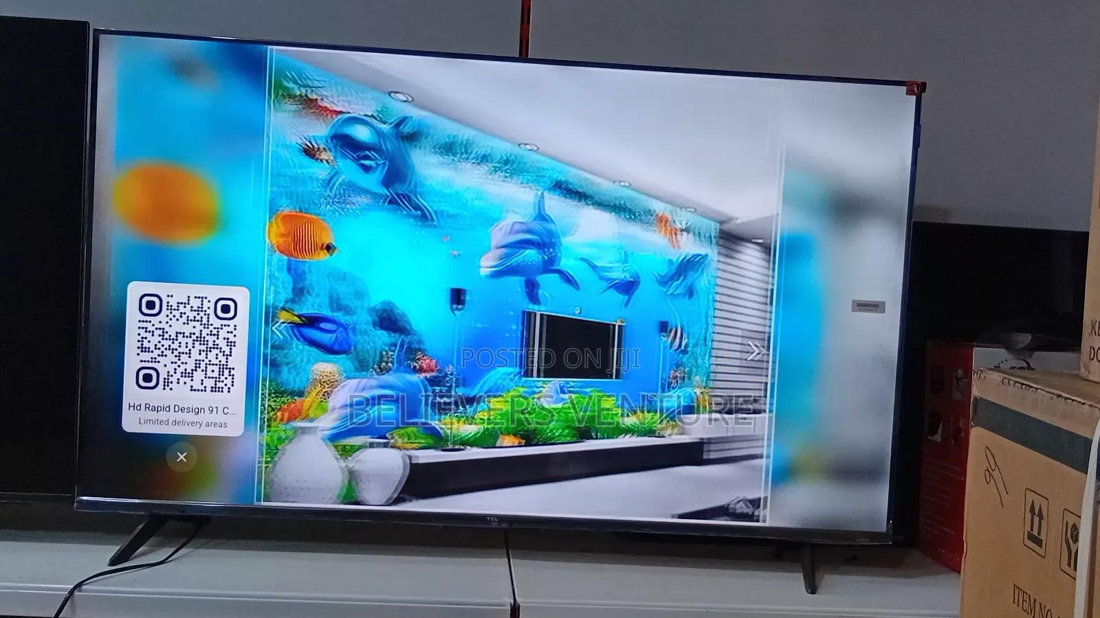 Big Screen 50 Inches Tv – Powered by TCL Smart Technology