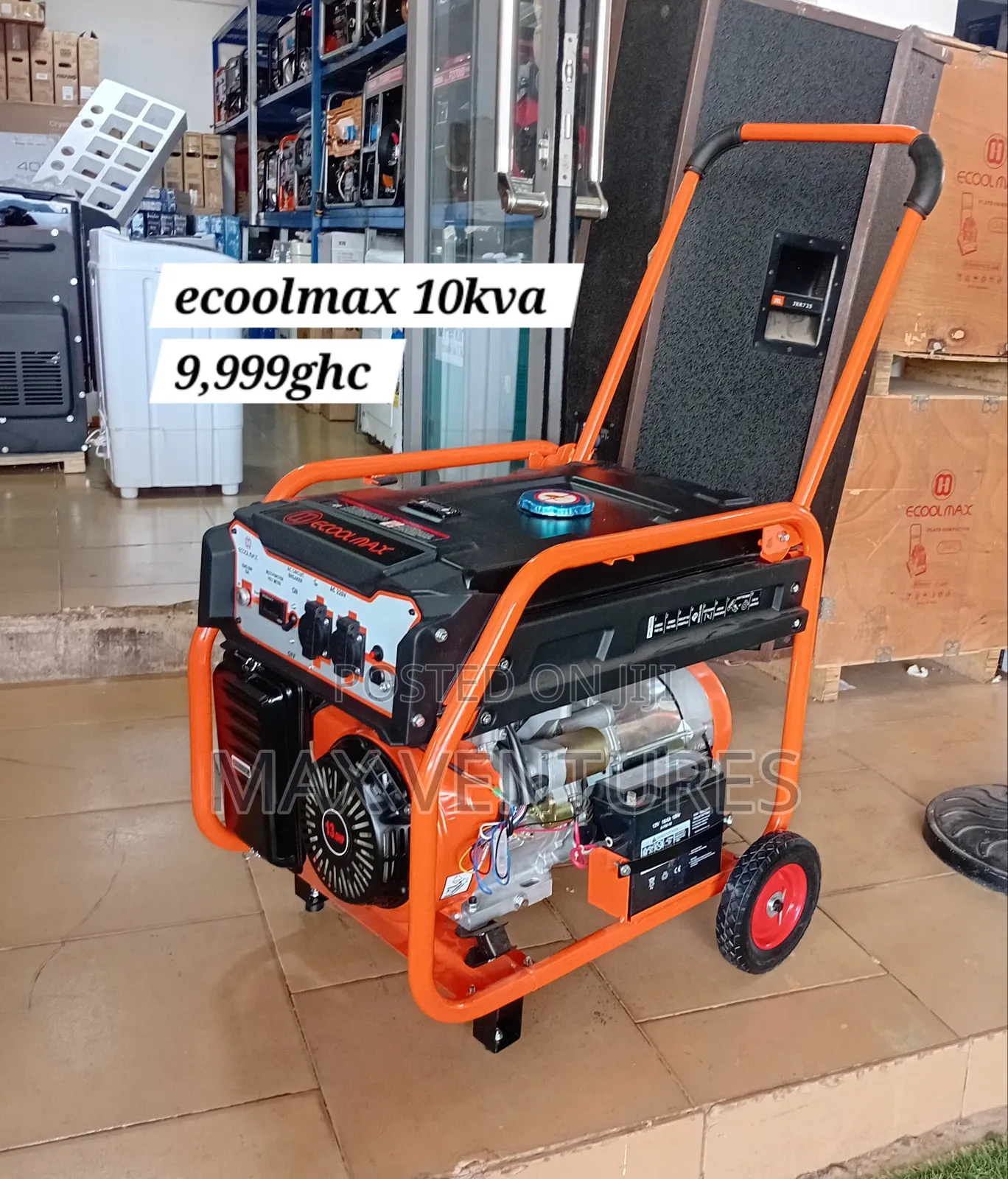 Exoolmax 10kva 13.0hp Ecool-Max Generator Gen-Set