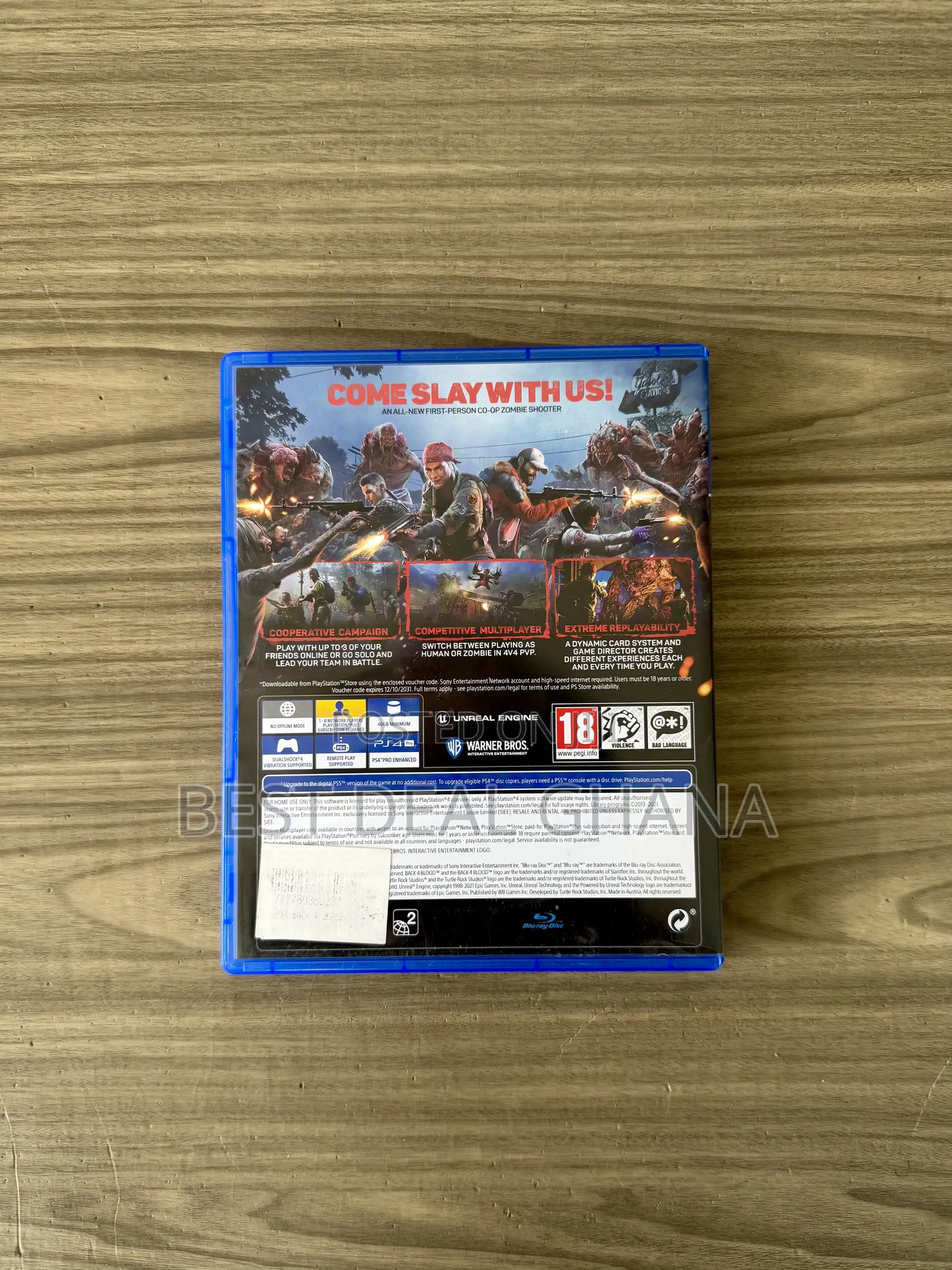 Backblood 4 Playstation 4