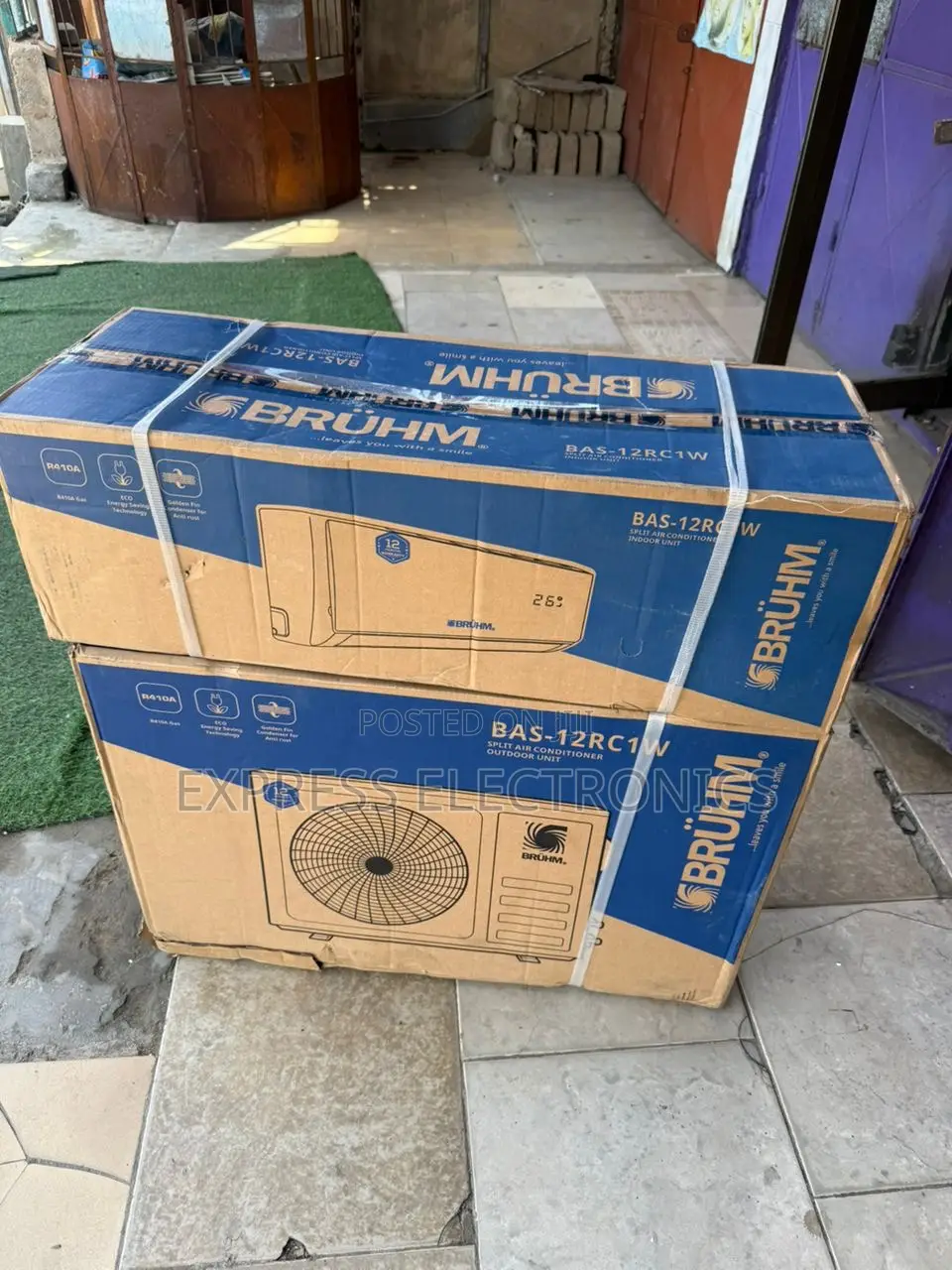 Energy Efficiency Split R410 Gas Bruhm 1.5hp Air Conditioner