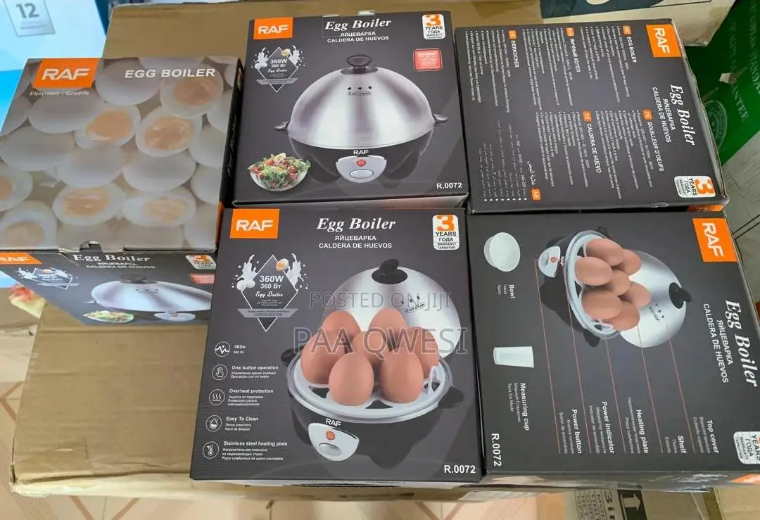 Raf Egg Boiler With Stainless Steel Heating Plate