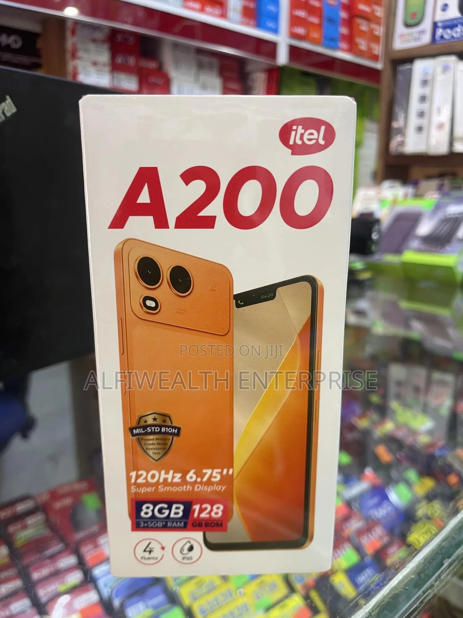 New Itel A200+ 128 GB Silver