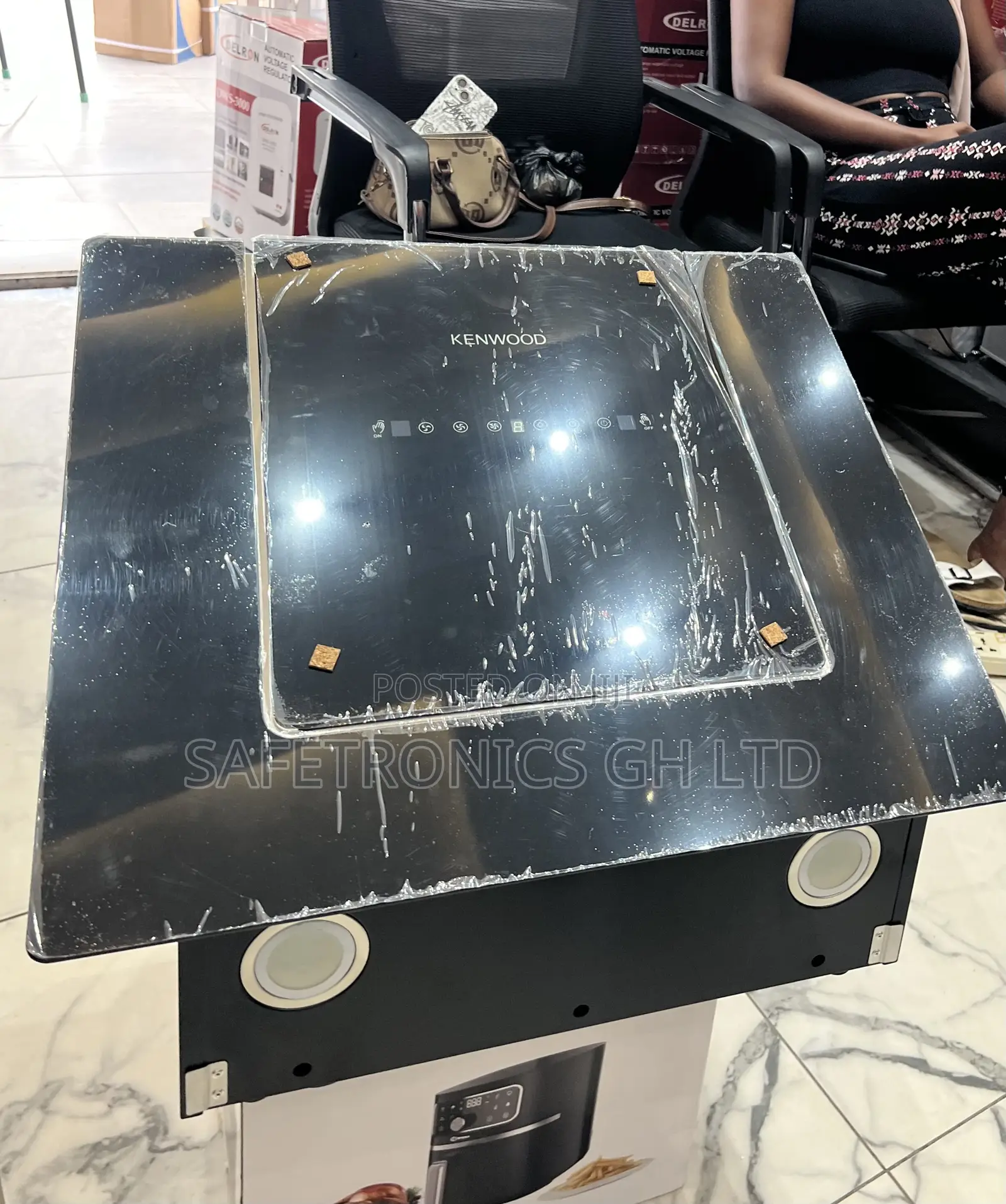 Just Order Black 60cm Electric Inbuilt Kenwood Heat Extractor