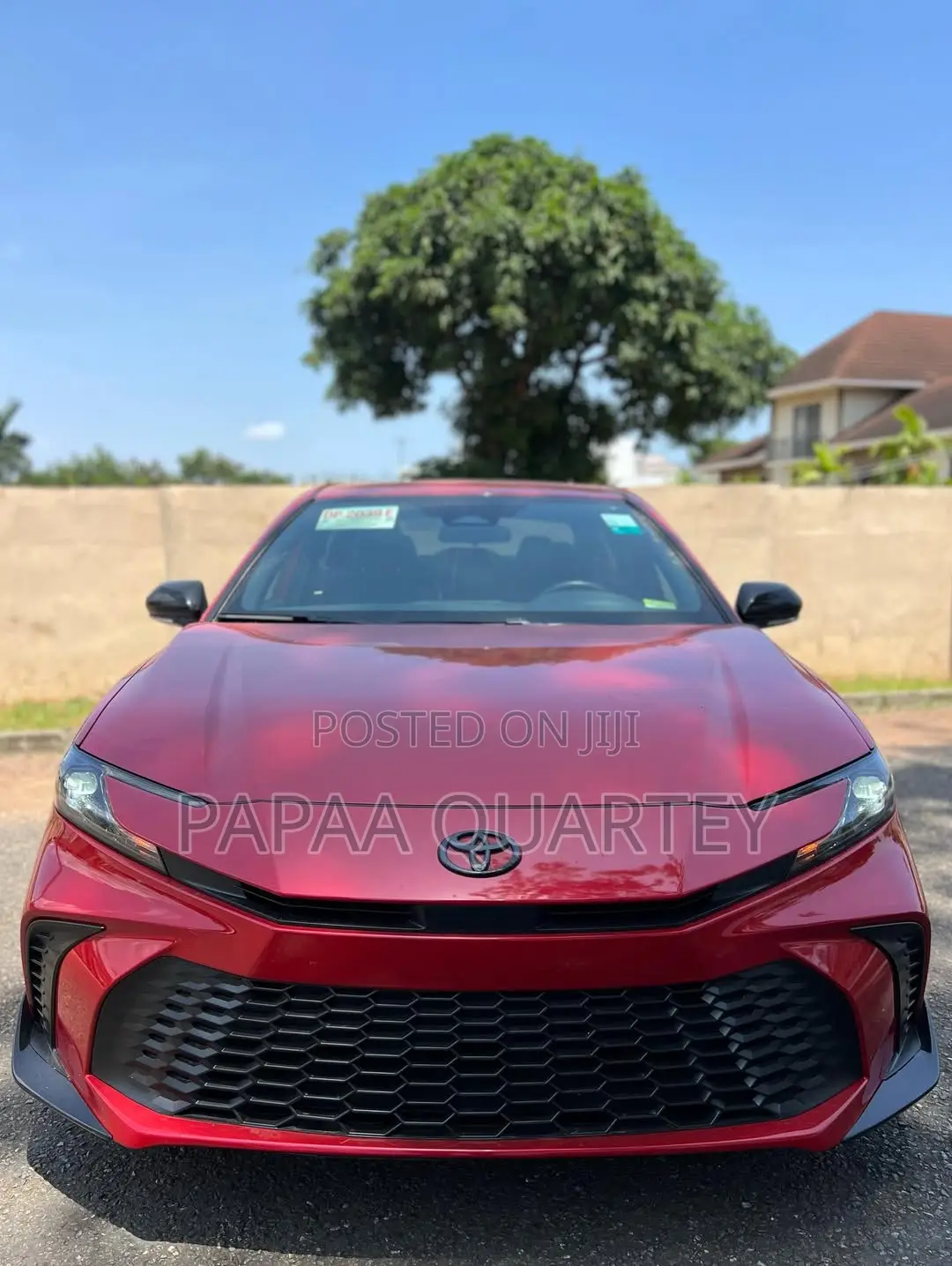 New Toyota Camry SE 2025 Red